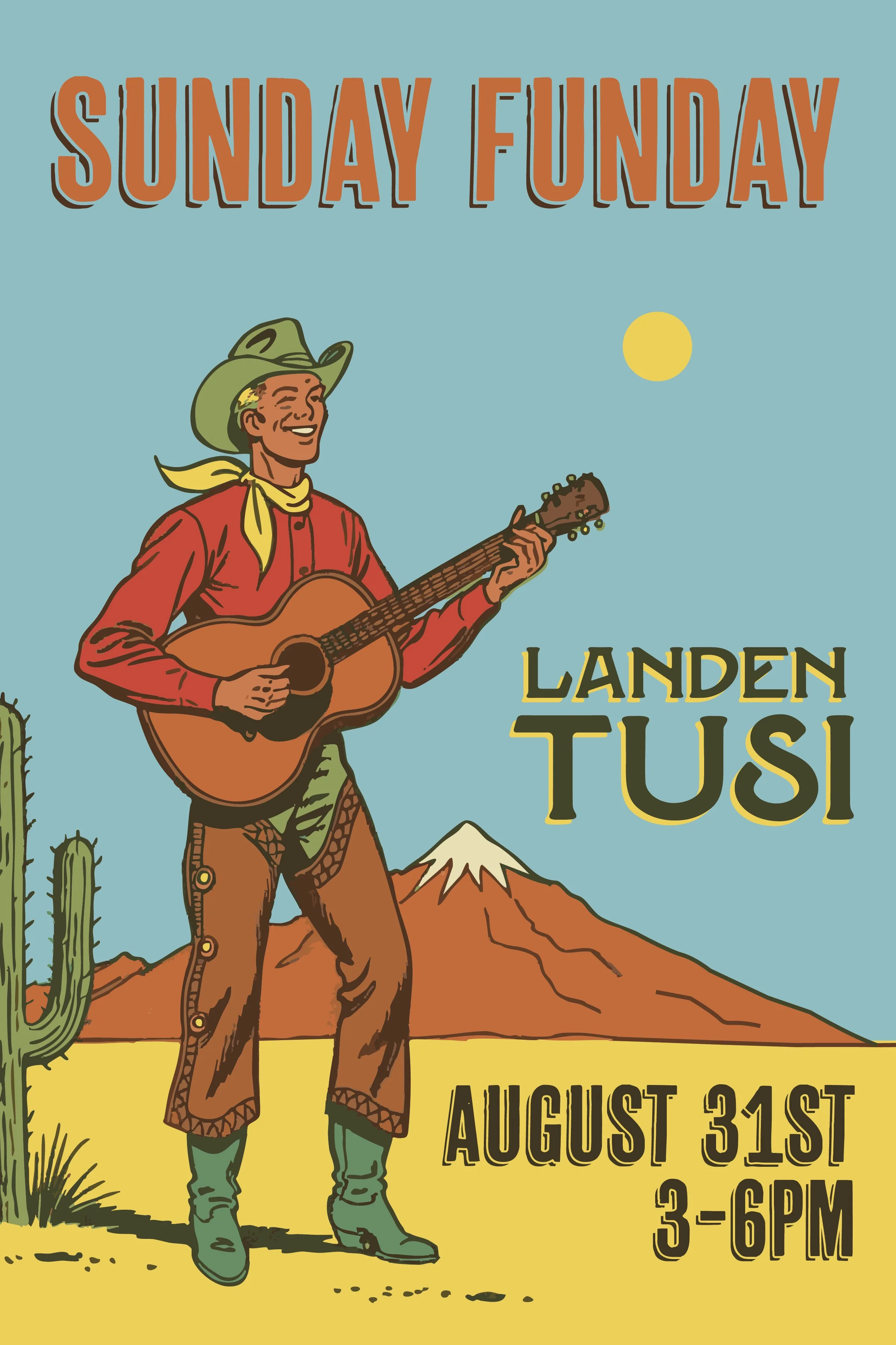 Sunday Funday featuring Landen Tusi