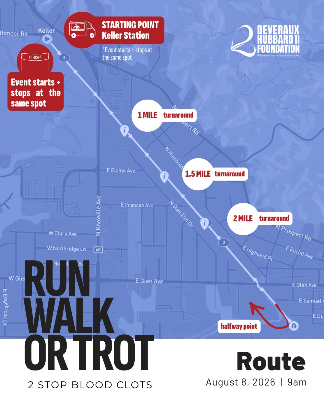 Ready to move?! Our Annual Run, Walk, or Trot 2 Stop Blood Clots is coming up soon! Save the date 📅 August 8th, we're meeting up at BCDI to lace up for a great cause.

📱 You can download the RunGo app to save the route to your phone and get support