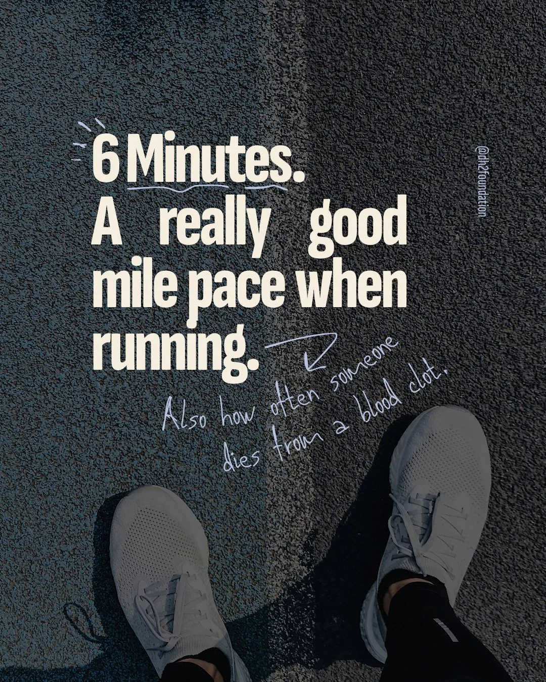 6 minutes is a pretty good pace when running a mile. It's also how often someone dies from a blood clot. We are on a mission to change that. Lace up and join us for our annual Run, Walk, or Trot 2 Stop Blood Clots this Saturday, August 8th at 9 a.m.
