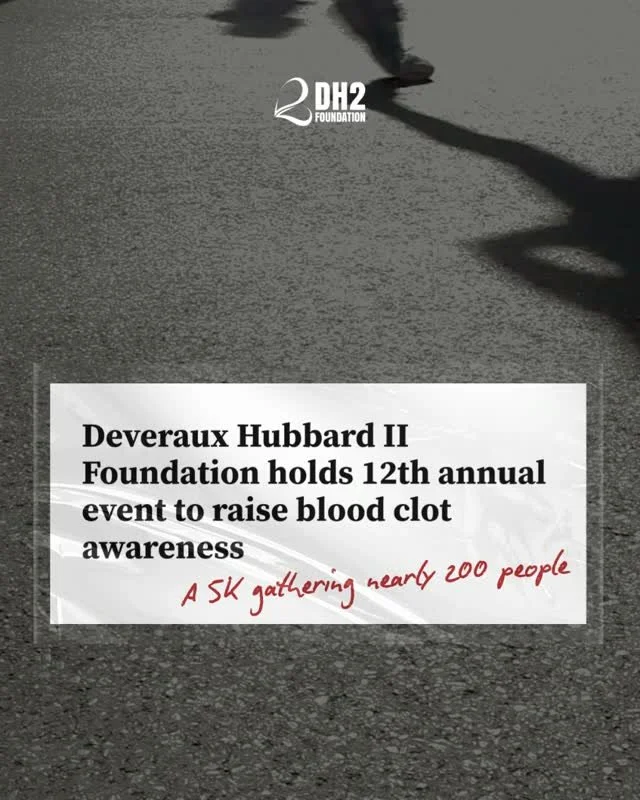 The Run, Walk, or Trot 2 Stop Blood Clots is so much more than a 5K to us. It's a time to gather the community, share stories of survival, raise money for blood clot prevention, and to raise awareness about something that is killing 274 people every 