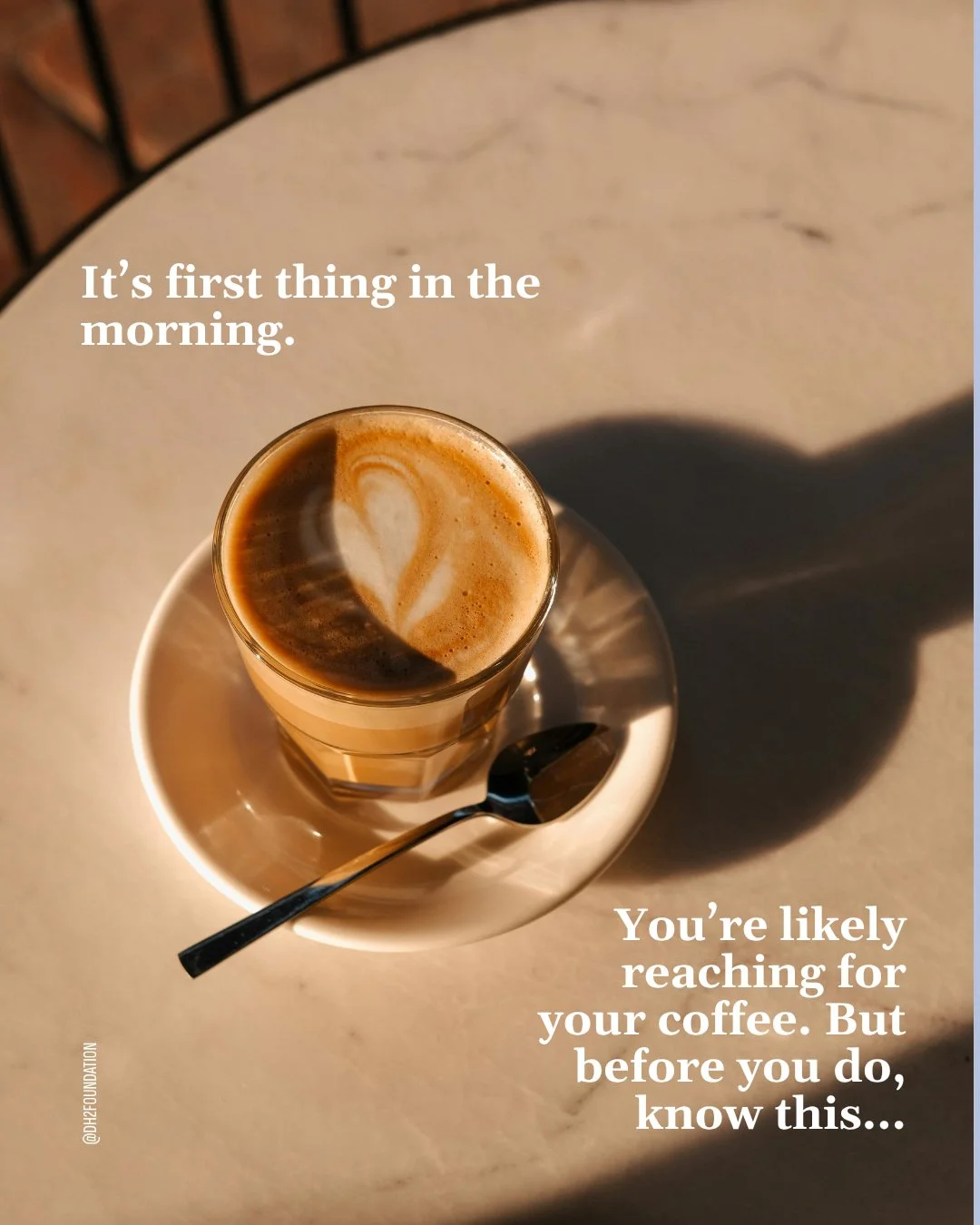 🥱 Who heads straight for the coffee mug in the morning before they've even had a sip of water? Show of hands? 👀

Before you reach for the caffeine, drink at least 1 glass of water! It's a simple habit that can go a long way in blood clot prevention