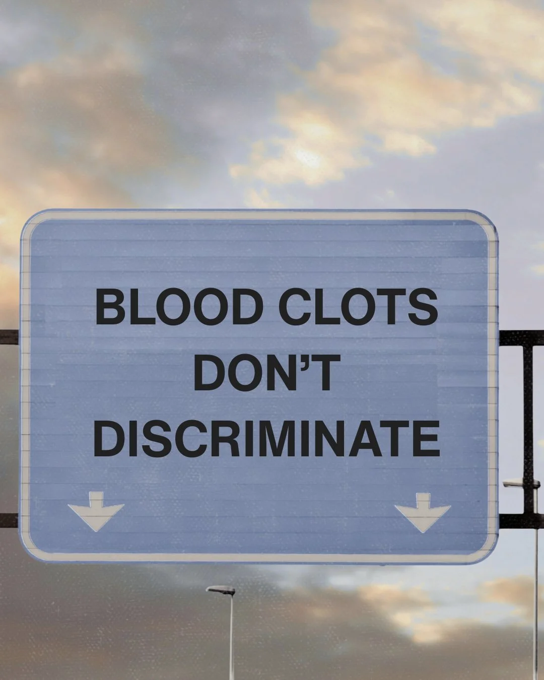 Consider this your sign to discuss your risk factors and the signs and symptoms of a blood clot the next time you see your doctor. ❤️&zwj;🩹
