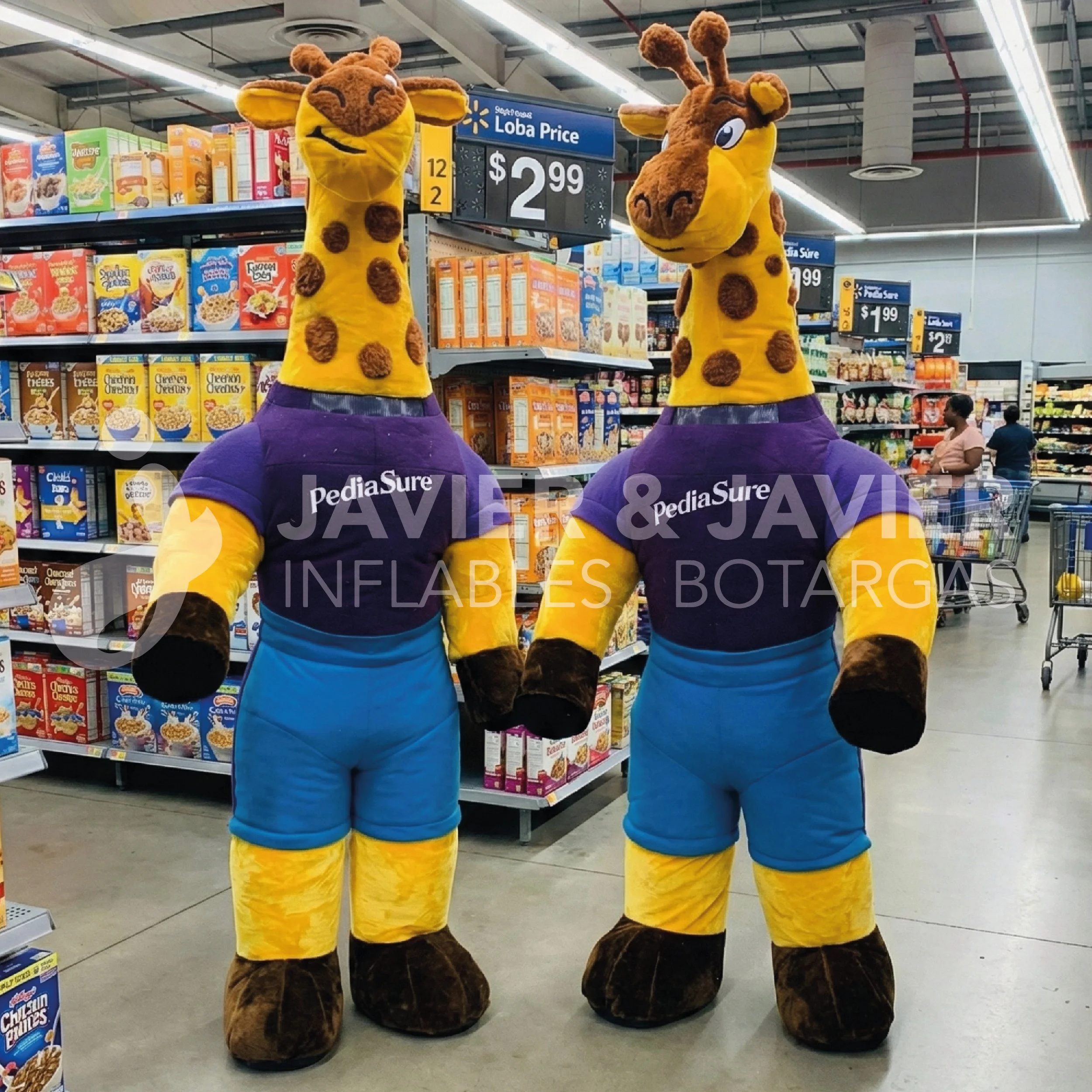 Confección de inflables publicitarios en lona