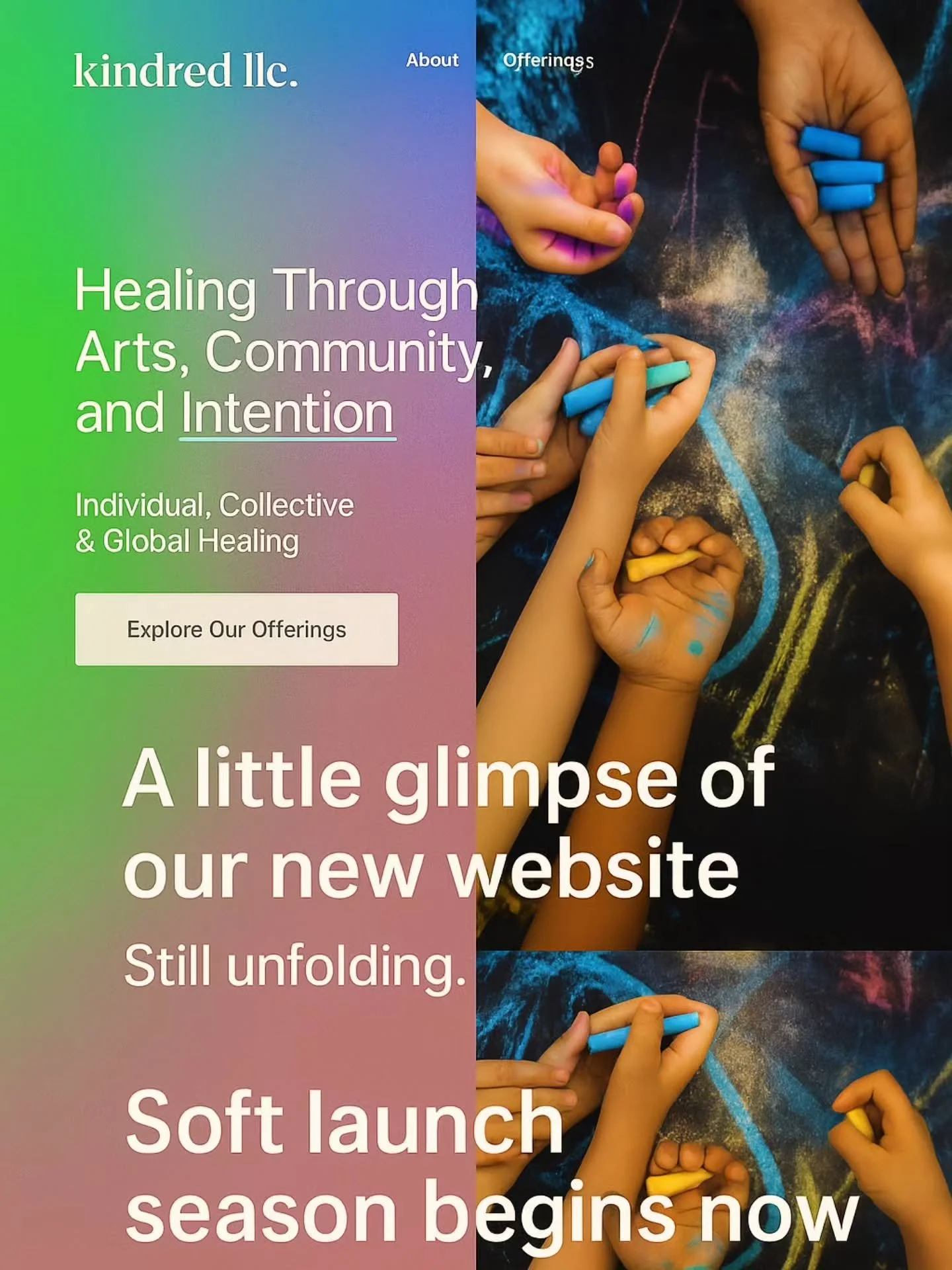 Kindred!

We&rsquo;ve been on a quiet summer break since July, resting, resetting, and letting the next chapter unfold slowly. 

Thank you for the love and support these past 6 months. Truly. Every circle, every message, every co-created moment has k