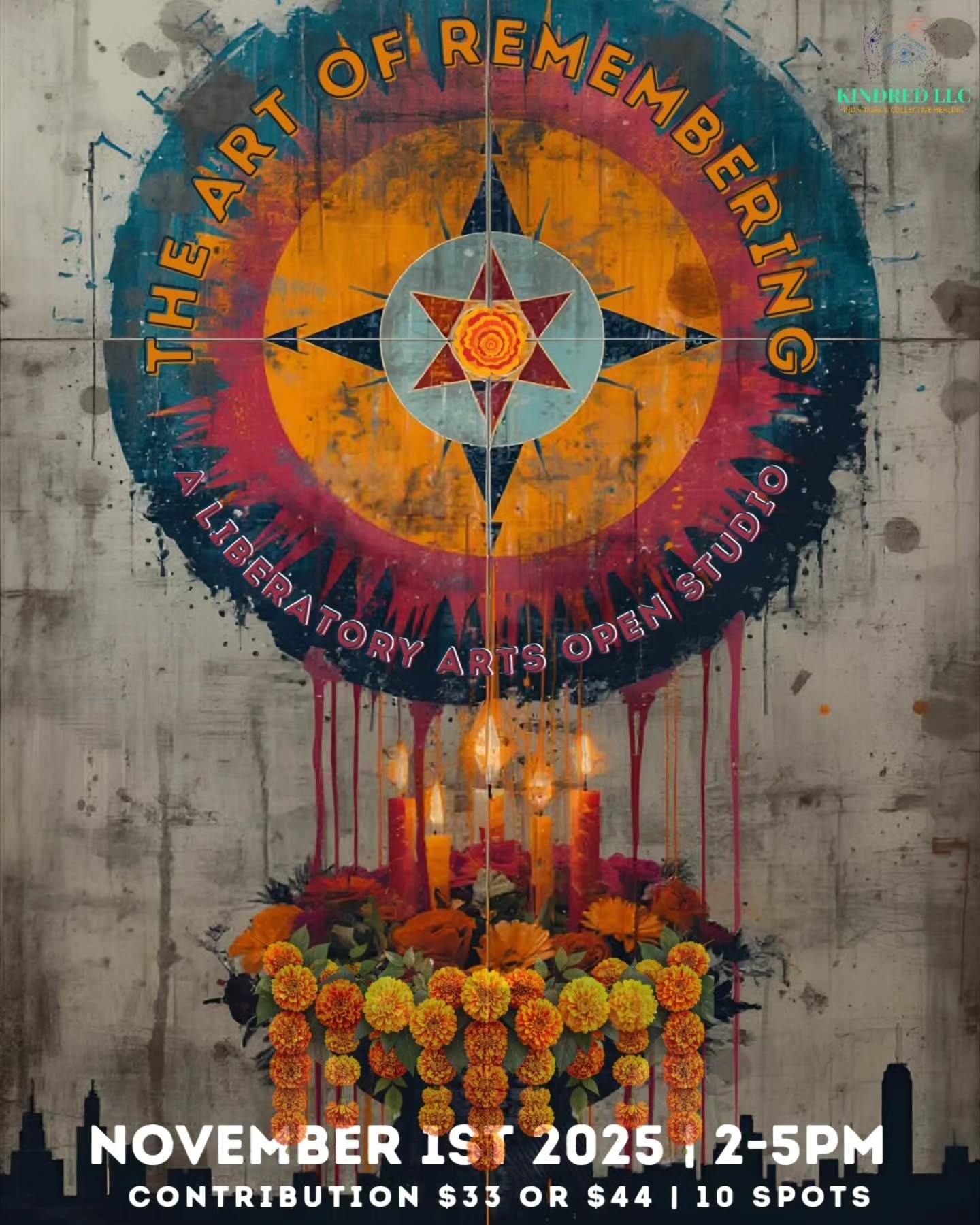 🪬CASA Kindred presents: 

🕯The Art of Remembering🕯

Join us for A Liberatory Arts Open Studio at Casa Kindred

On November 1, Casa Kindred opens its doors for an afternoon of creation, reflection, and offering.

🧿We&rsquo;ll gather to honor memor