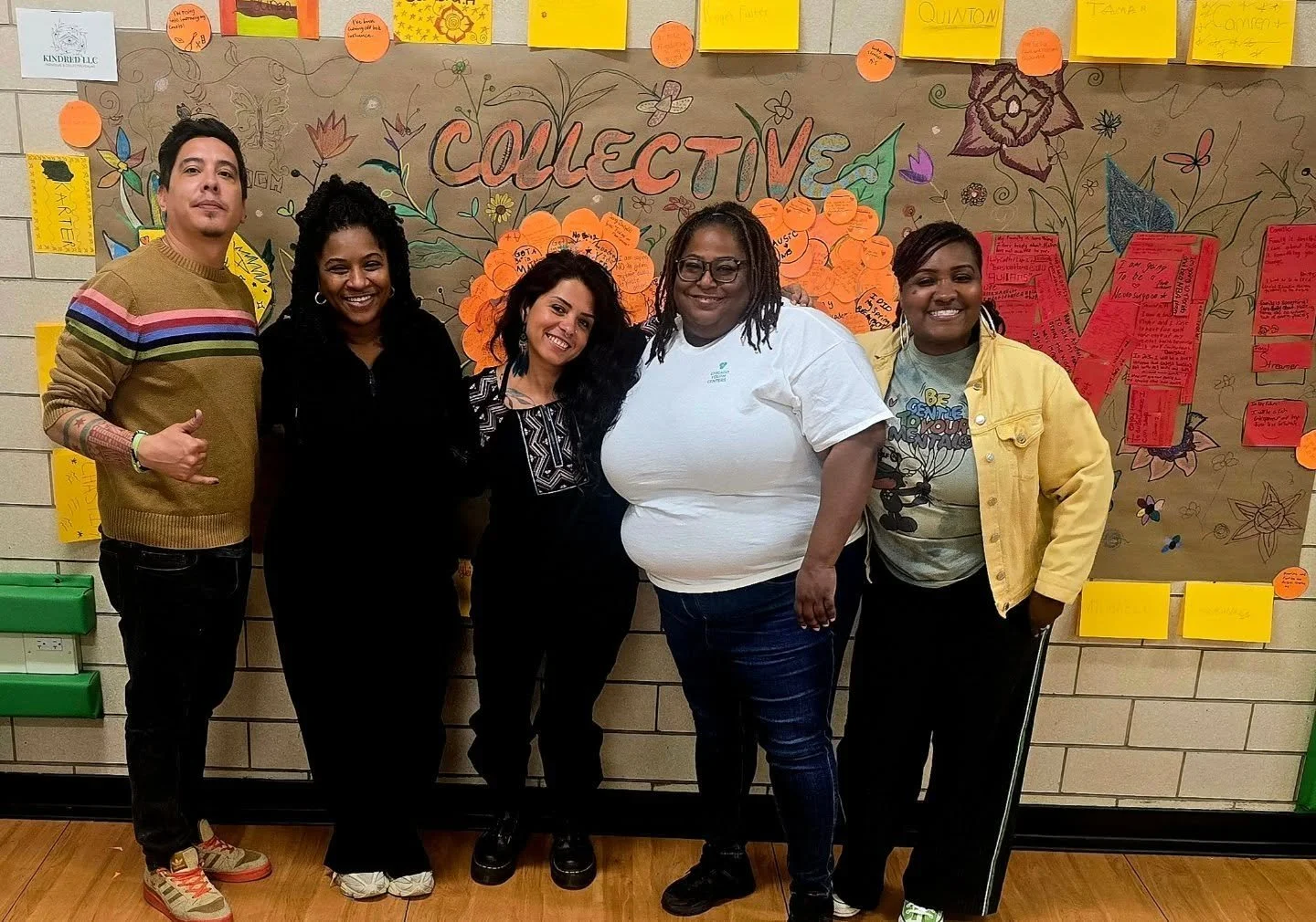 Today in Kindred news we contributed 3 Workshops for 50+ Students. 1 Collective Vision. For Teen Mental Health summit at @chicagocyc

​8 hours after touching down in the Chi, we went straight to work. Today was a marathon of creativity&mdash;rotating