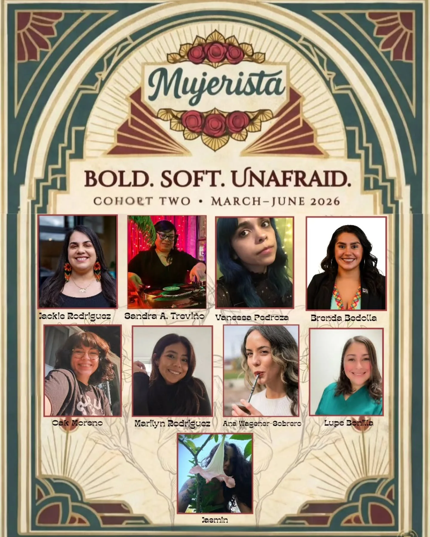 #Introducing the #Mujerista Incubator Cohort 2
Reclaiming My Whole Self: Bold, Soft &amp; Unafraid

We are in it. 9 mujeristas. 
3 out of 7 sessions in the books.
One shared commitment to not carry our ideas alone.

The Mujerista Incubator is a #Kind