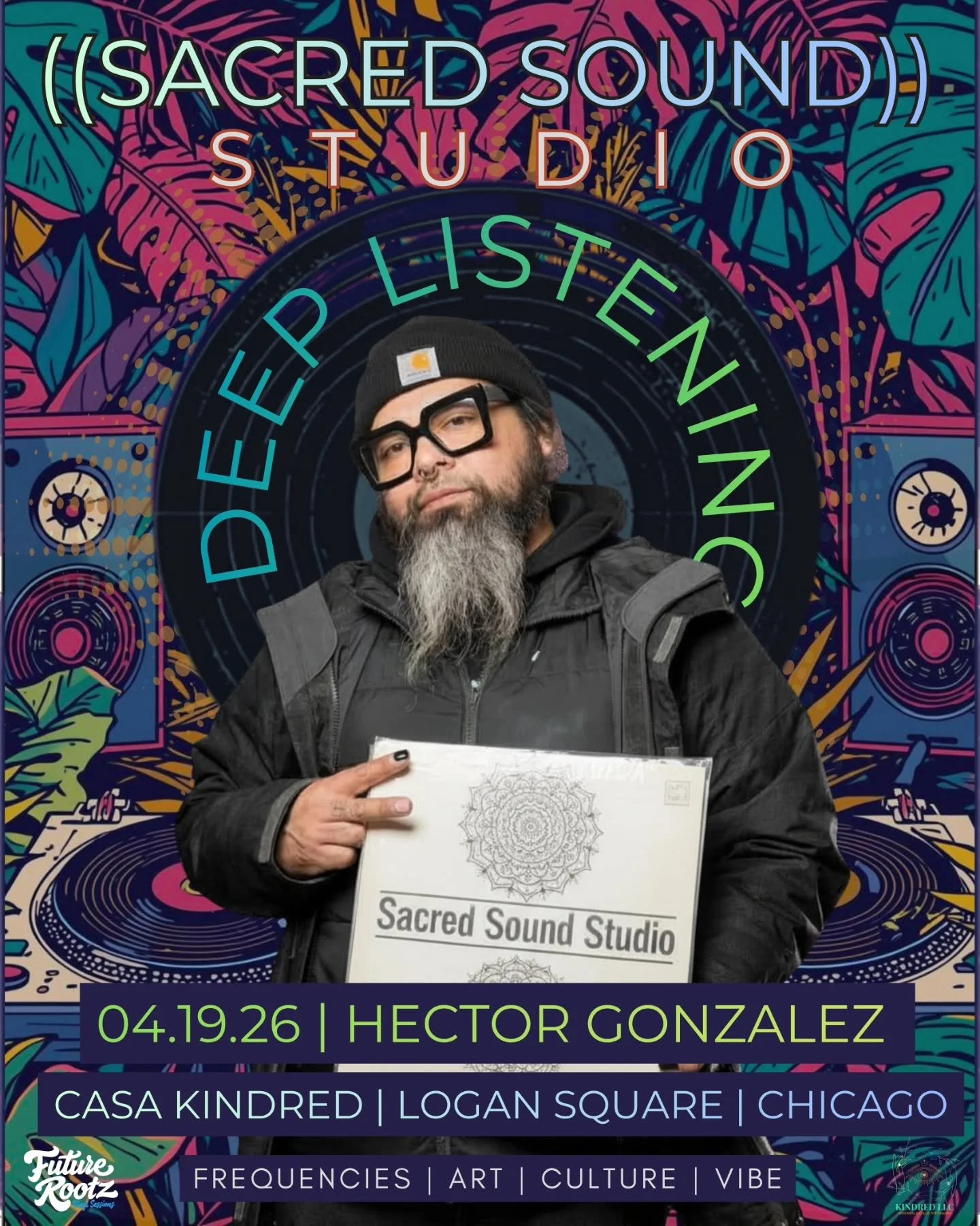 #Savethedate
Leading up to Hermanidad and MANO&hellip; we gather to listen. Slow down together through sound, memory, and presence.

Join us for #SacredSoundStudio
((04.19.26)) 2&ndash;5 PM @ Casa Kindred
featuring @hekter23

Chicago based music cura