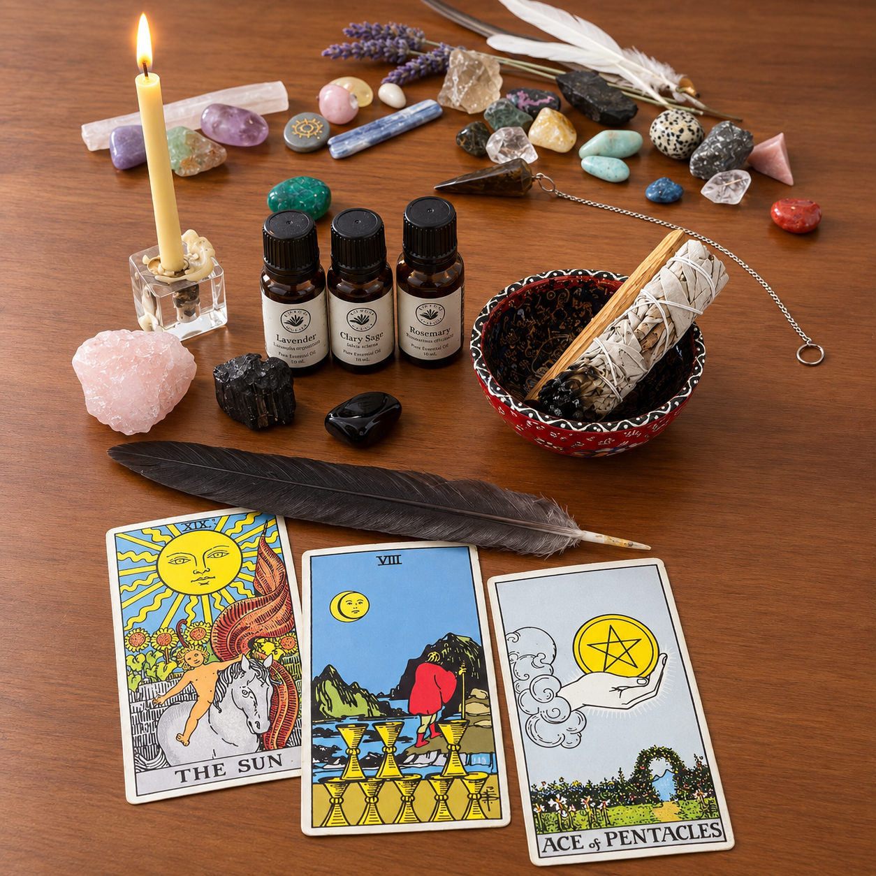 Mystic Tarot Altar with Crystals and Candle.png (Copy)