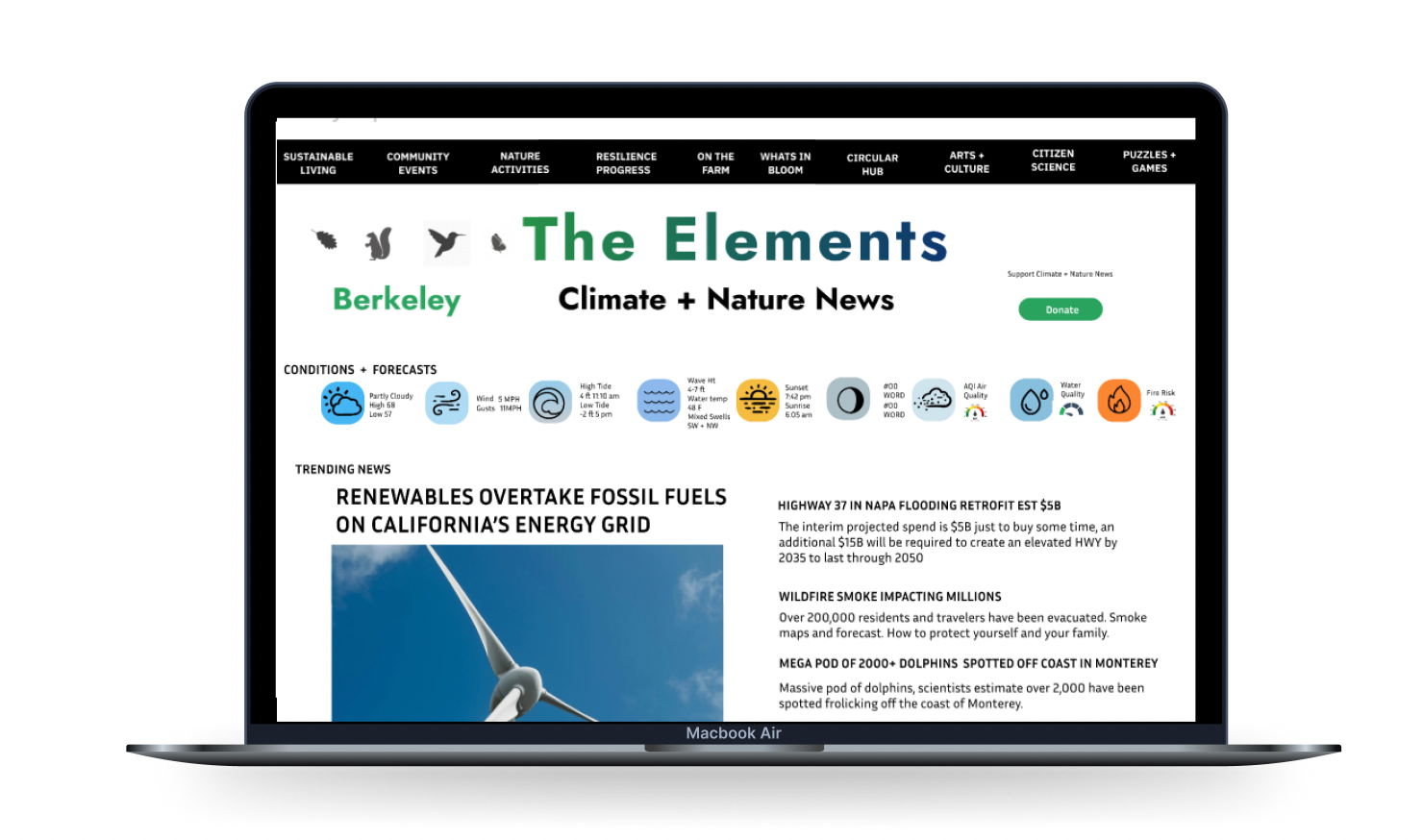 The Elements: Climate and Nature News Media