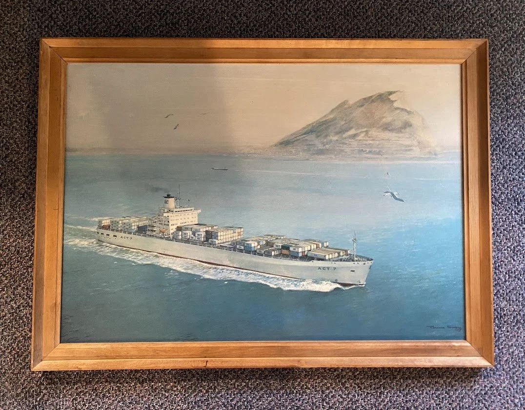 Print of Container ship ACT 7