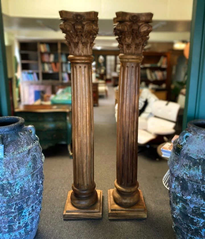 Pair of Corinthian-style Columns