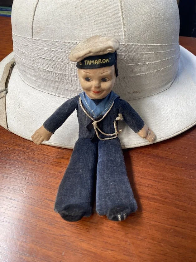 Vintage 'SS Tamaroa' Sailor Doll