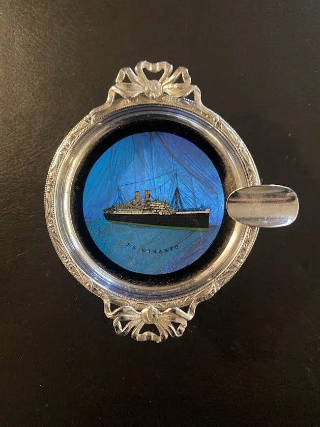 Vintage Butterfly wings Ashtray