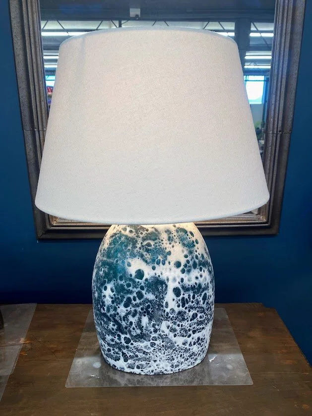 New - Seafoam Lamp Base & Shade