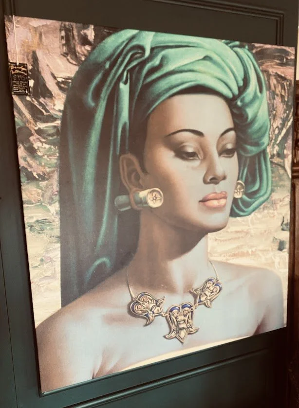 New - Large "Balinese Girl" Print on Canvas