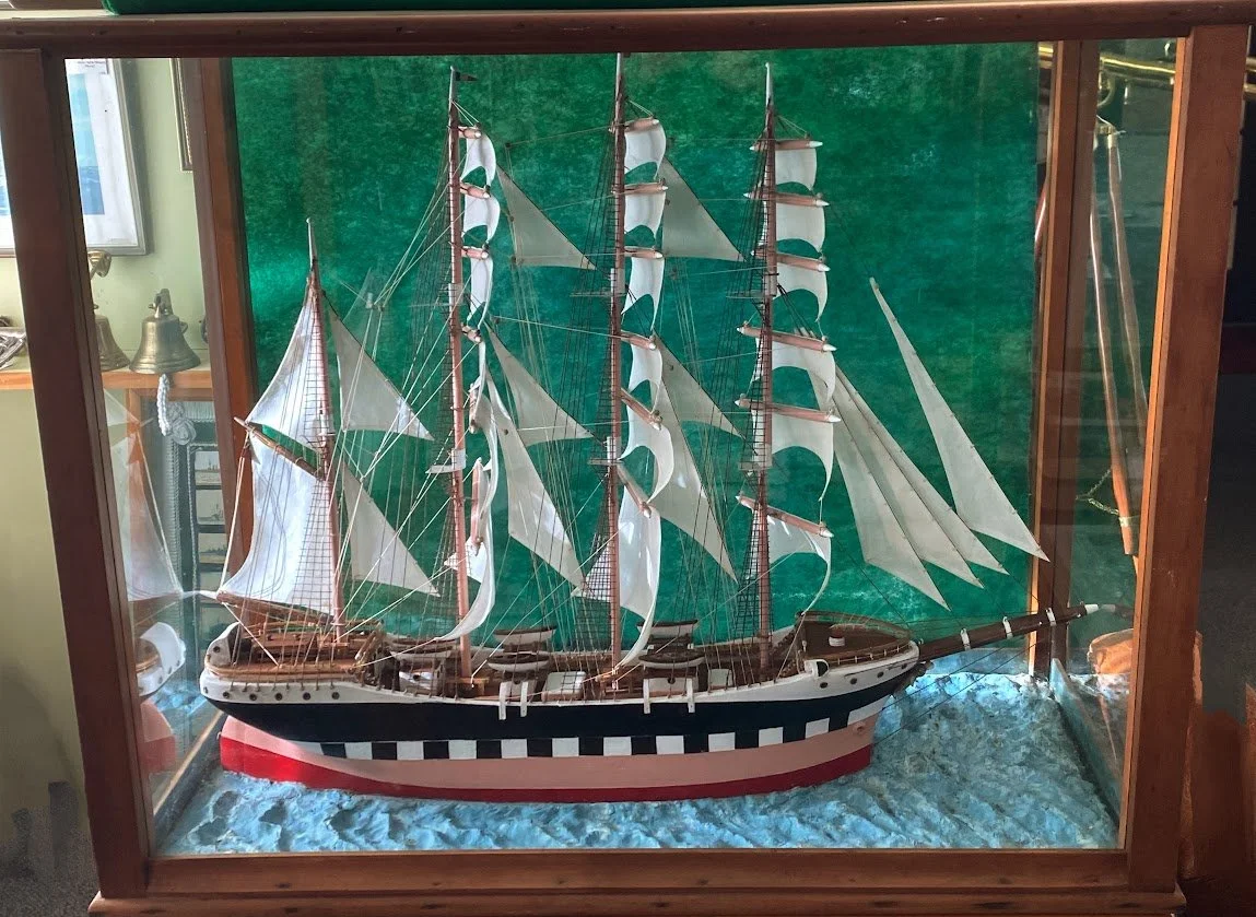 Antique Model Sailing Ship