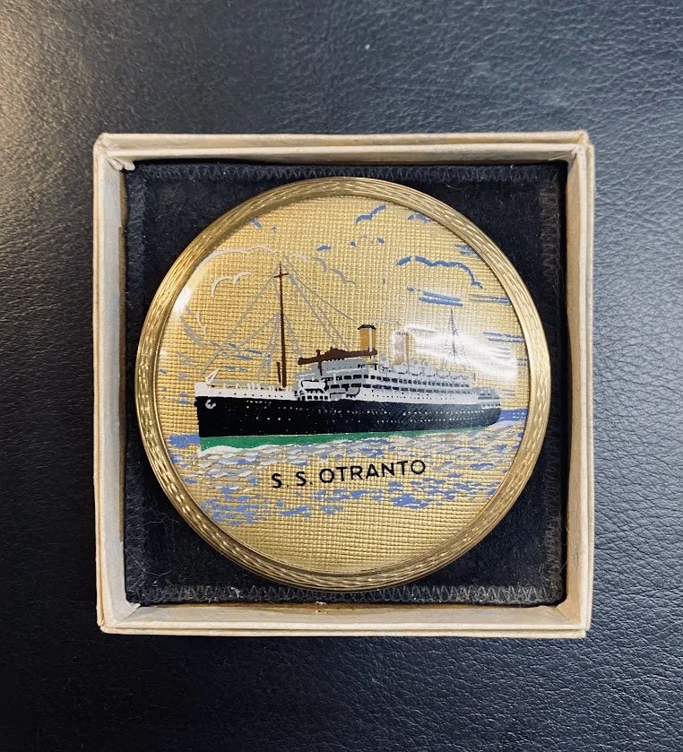 Vintage rare 'Stratton' Powder Compact - S. S. Otranto