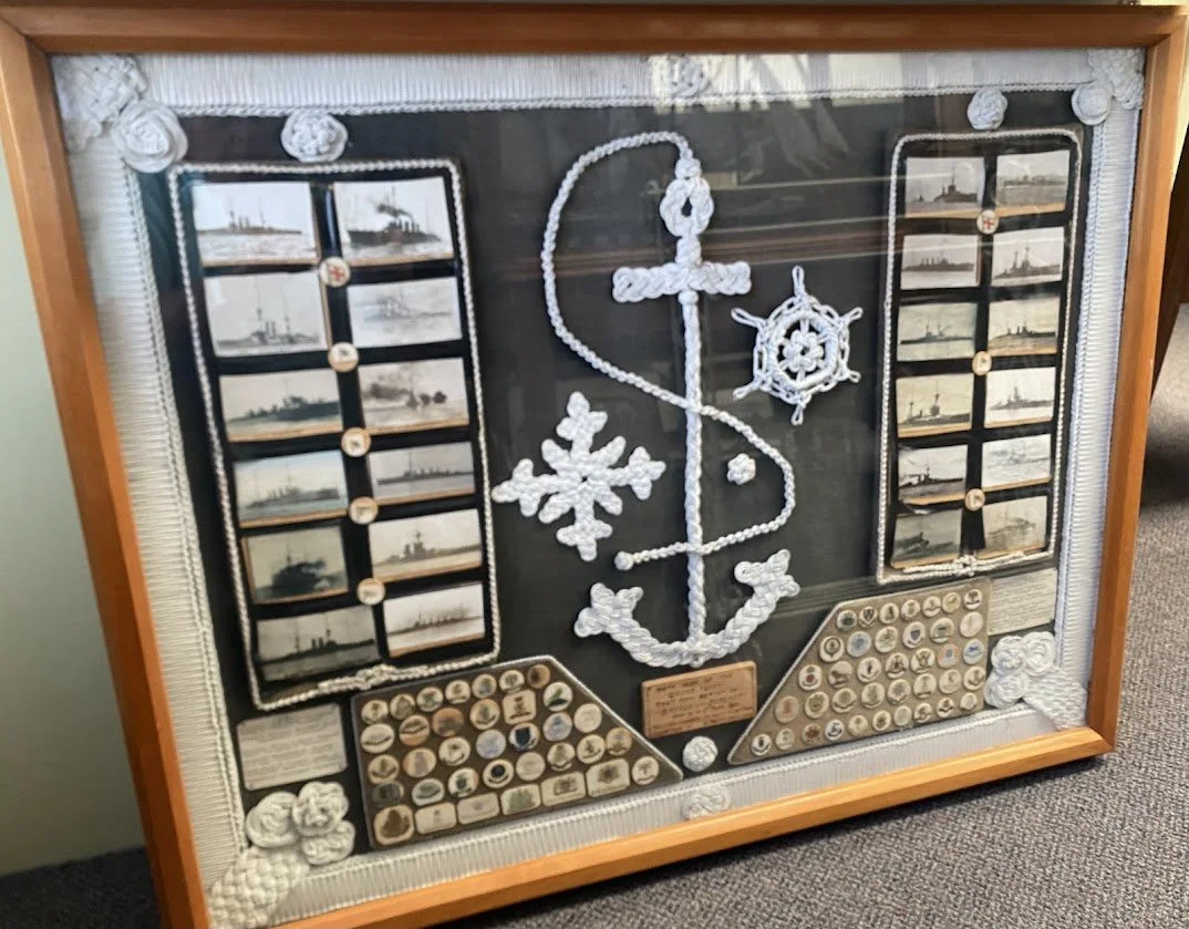 Antique Framed Commemoration of the 'Battle of Jutland'