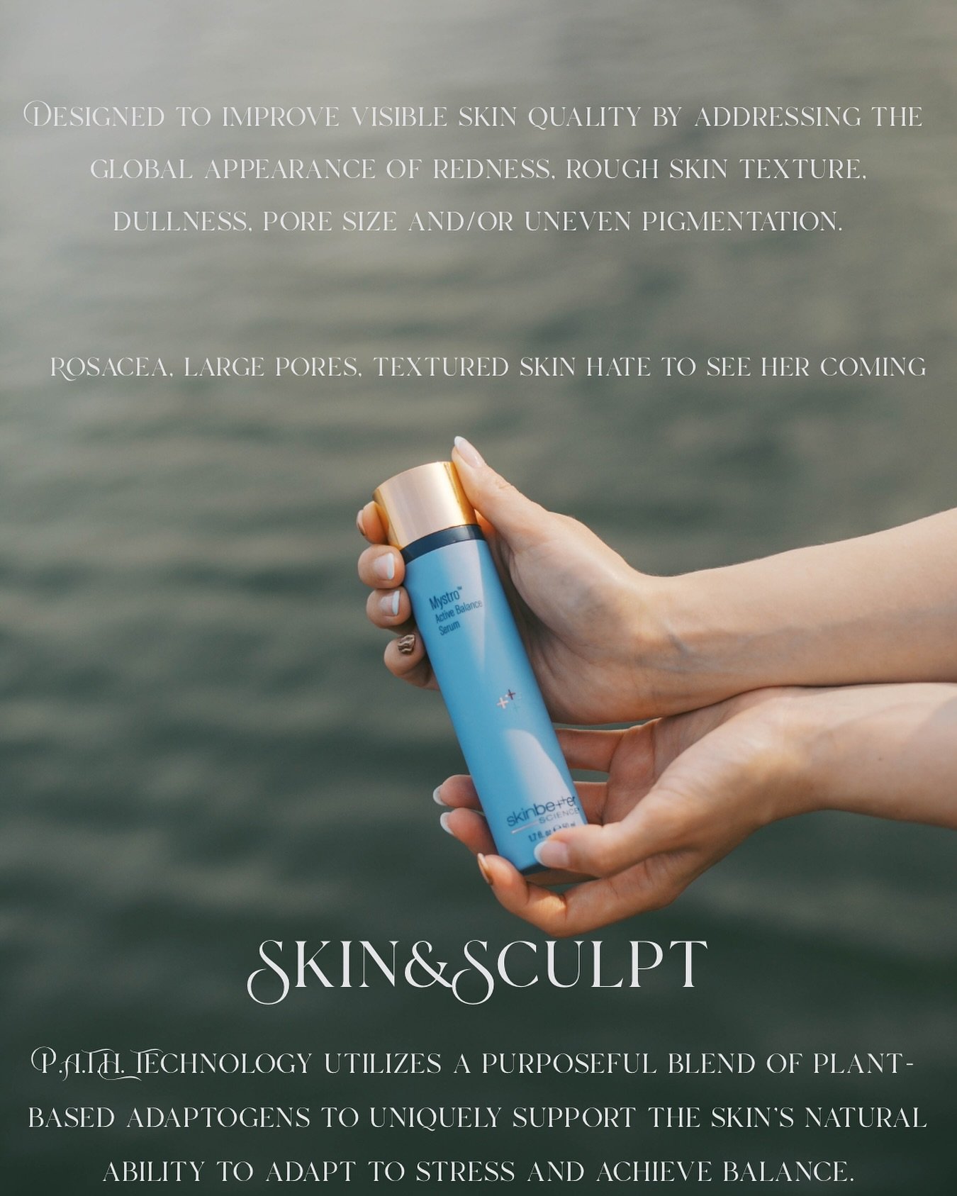 Product Spotlight💙✨ MYSTRO. The product that made me fall in love with skin better science. This week basically EVERYONE left with a Mystro sample. Can you believe 11 of clients within 3 days of work were struggling with rosacea! If you&rsquo;re suf