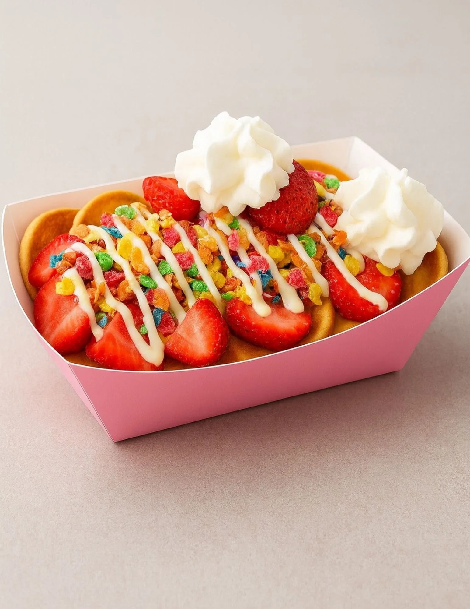 Mini pancake desserts served by Sissy’s Sweet Sips at parties and events in East Tennessee.