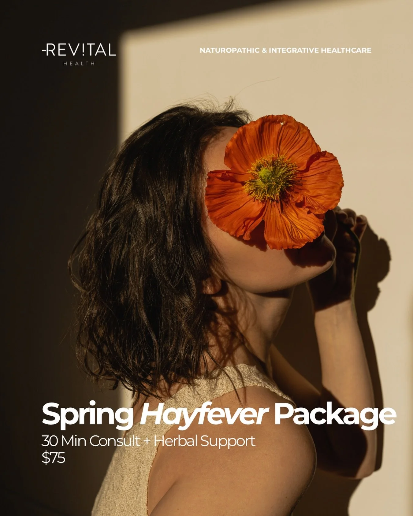 Can&rsquo;t stop sneezing? 

We love spring, the sneezing that comes with it not so much!

If spring has you reaching for tissues on repeat, our Hayfever Package might be exactly what you need. Instead of just putting up with symptoms, we look at wha