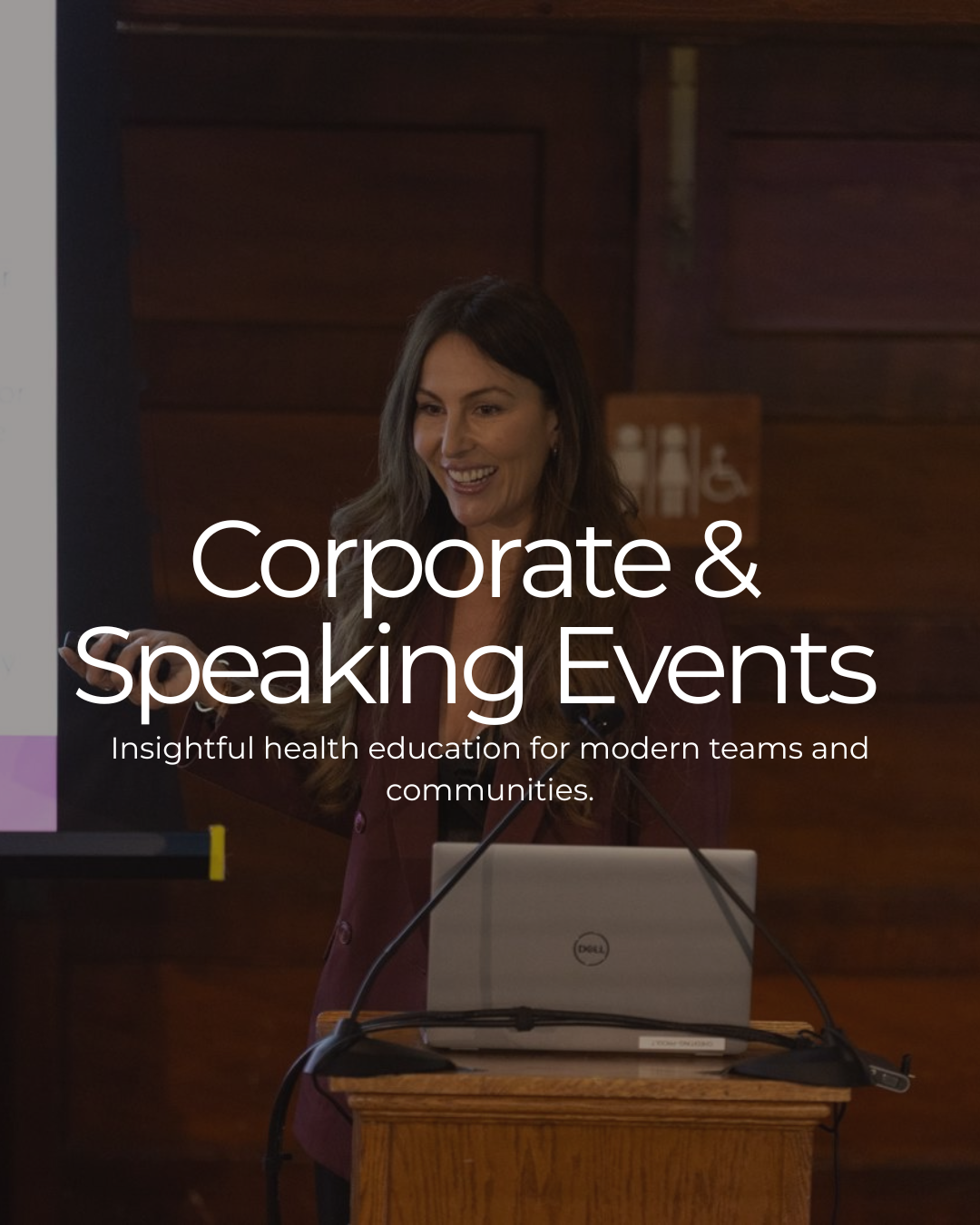 Corporate and Speaking Events with Revital Health