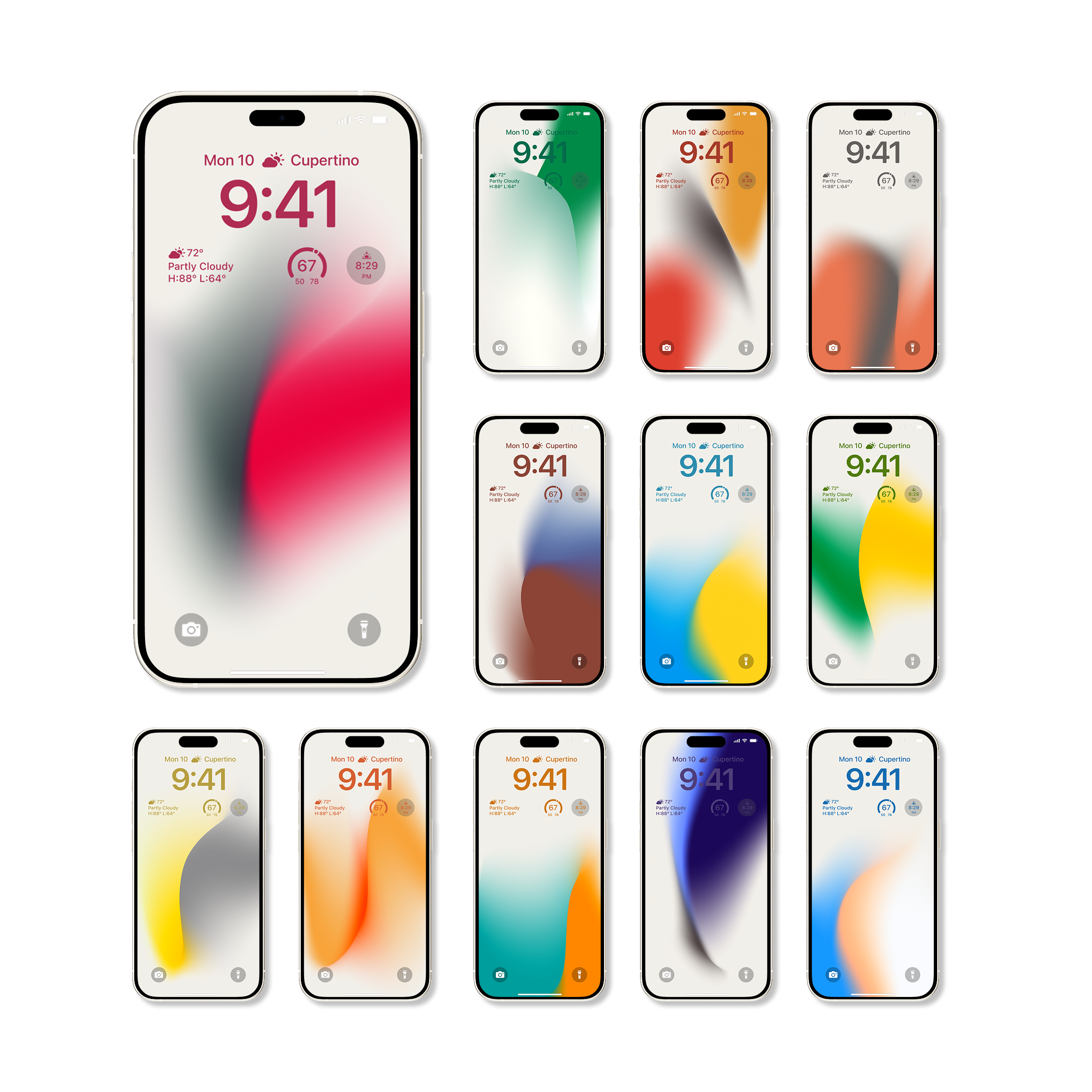 Abstract Orb | W-032 Wallpaper Set for iPhone