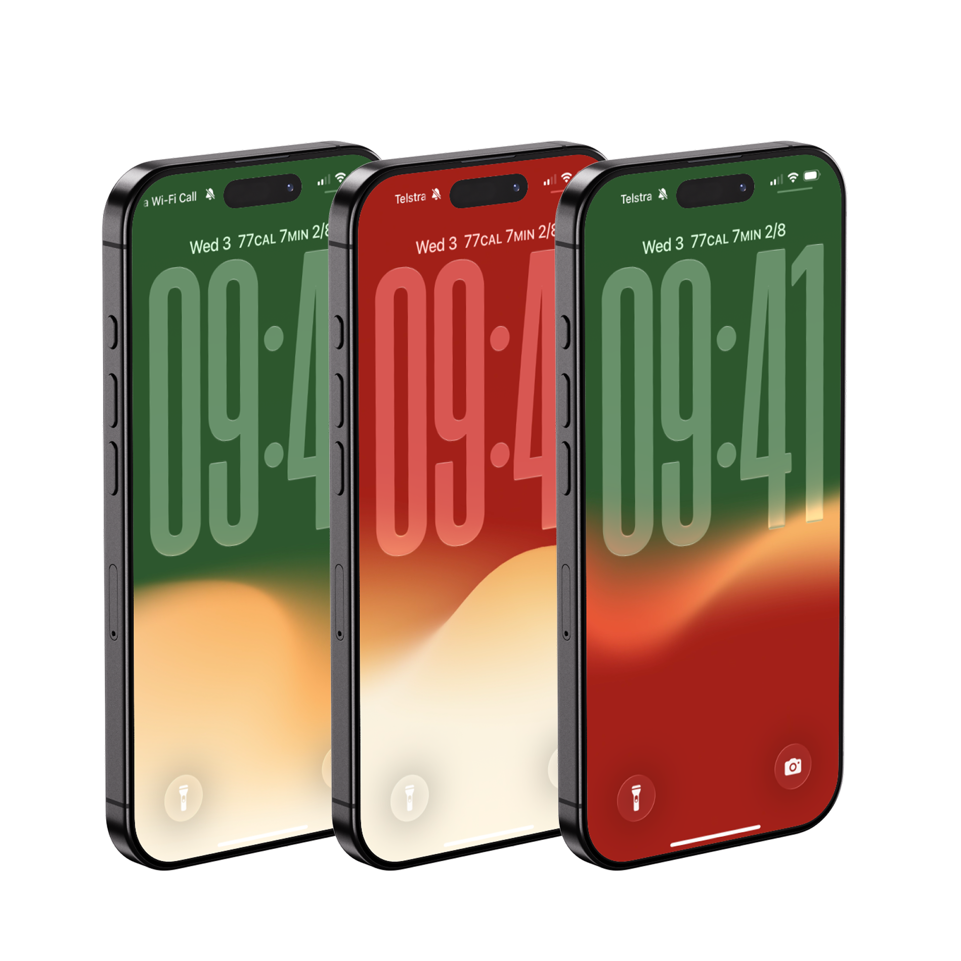 Christmas Hue | G-016 Wallpaper Set for iPhone