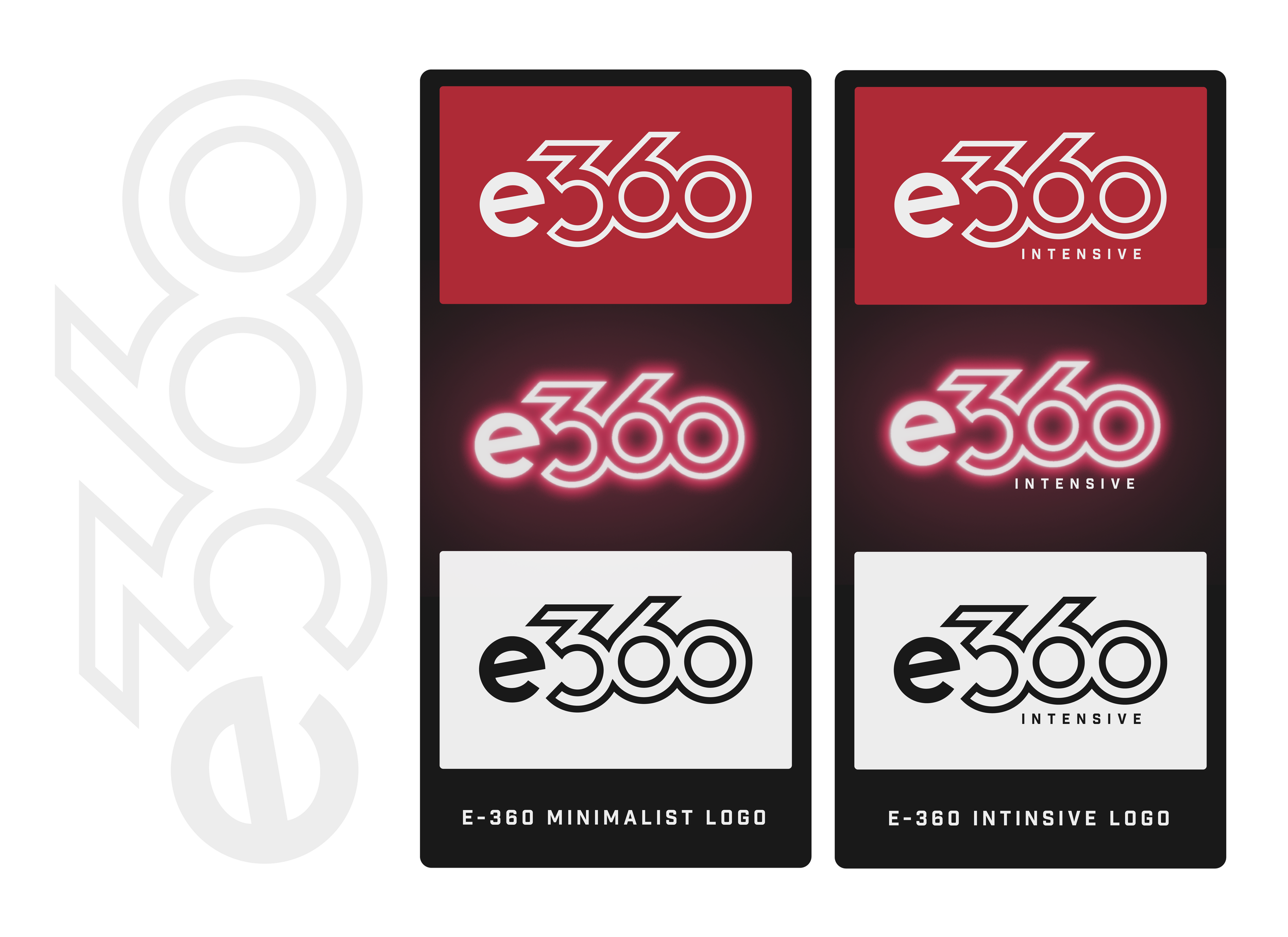 E360  intensive logo concept