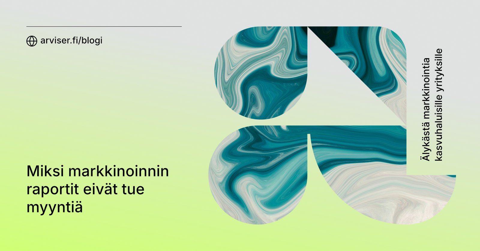 Miksi markkinoinnin raportit eivät tue myyntiä