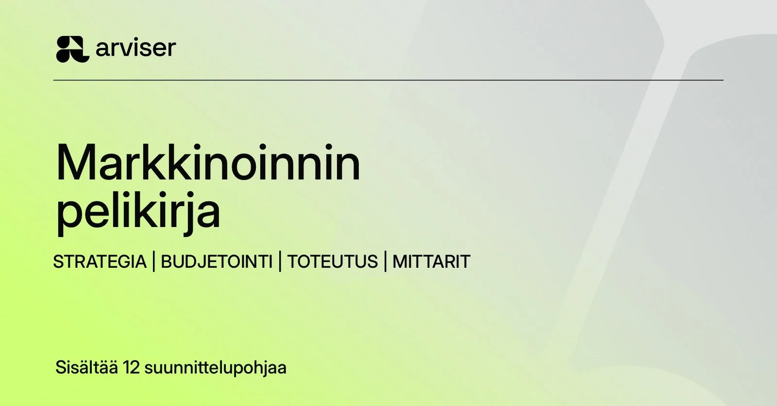 Markkinoinnin pelikirja