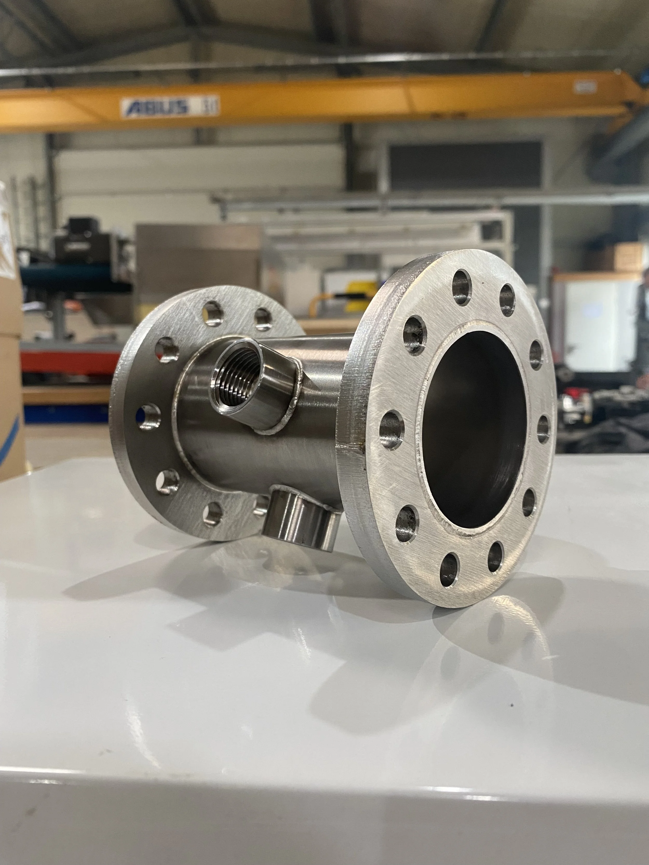 flansch baugruppe laserschweißen laserzuschnitt