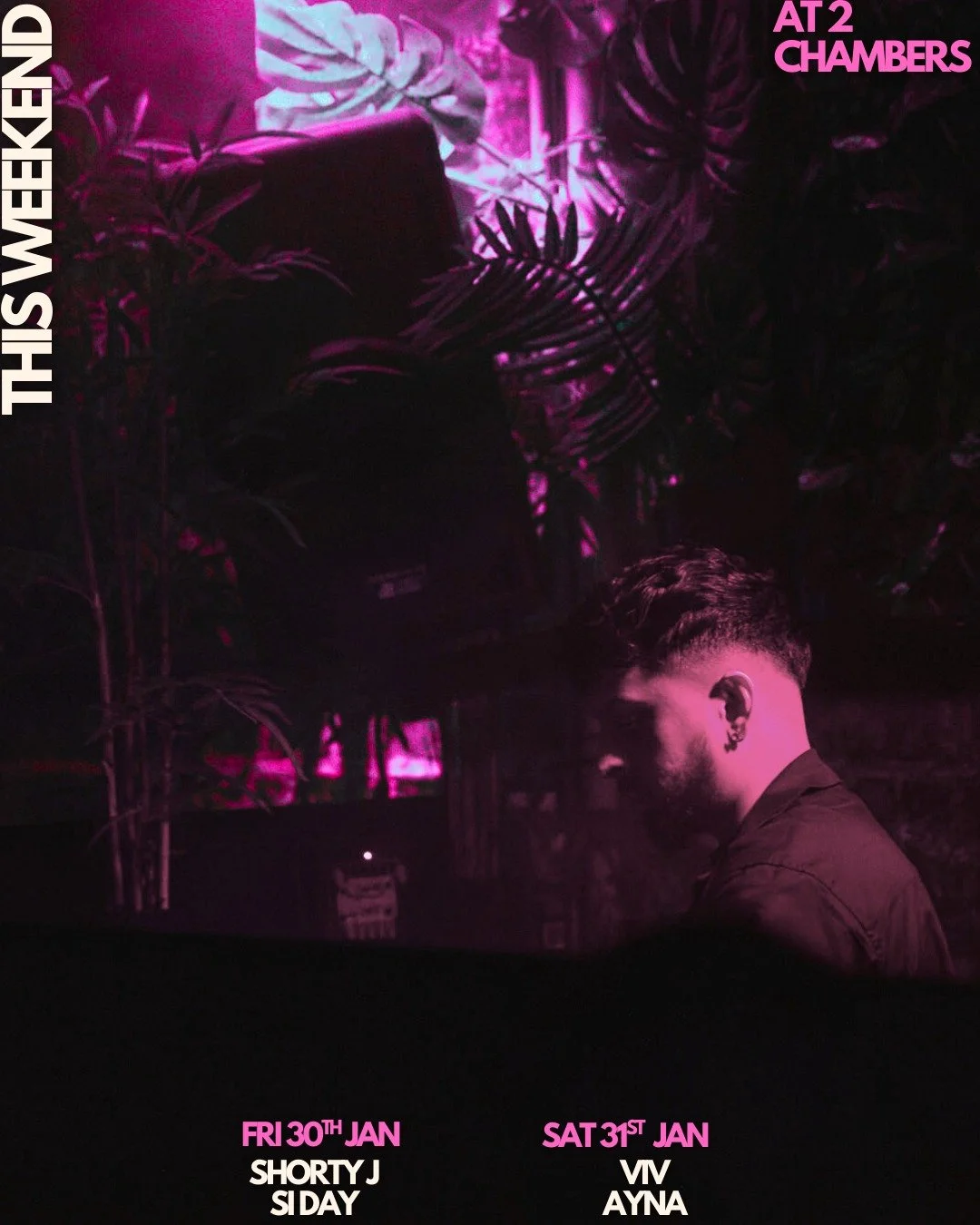 lineup this weekend at 2C ✨