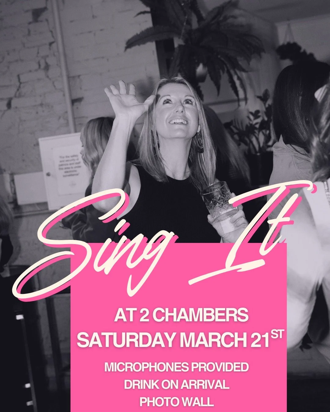 We&rsquo;re hosting a full-room sing-along event where everyone gets involved &mdash; grab a mic and belt it out from the crowd. Loud voices, big vibes, and songs you definitely know.
🎶 Crowd favourites� 
🎤 Microphones provided� 
🍸 Drink on arriva