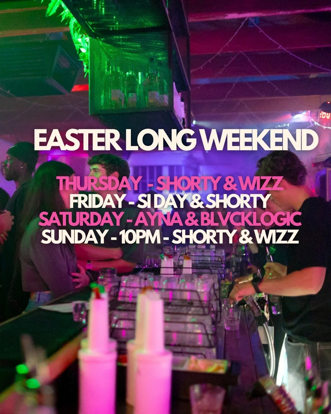 Your long weekend line up at 2C✨