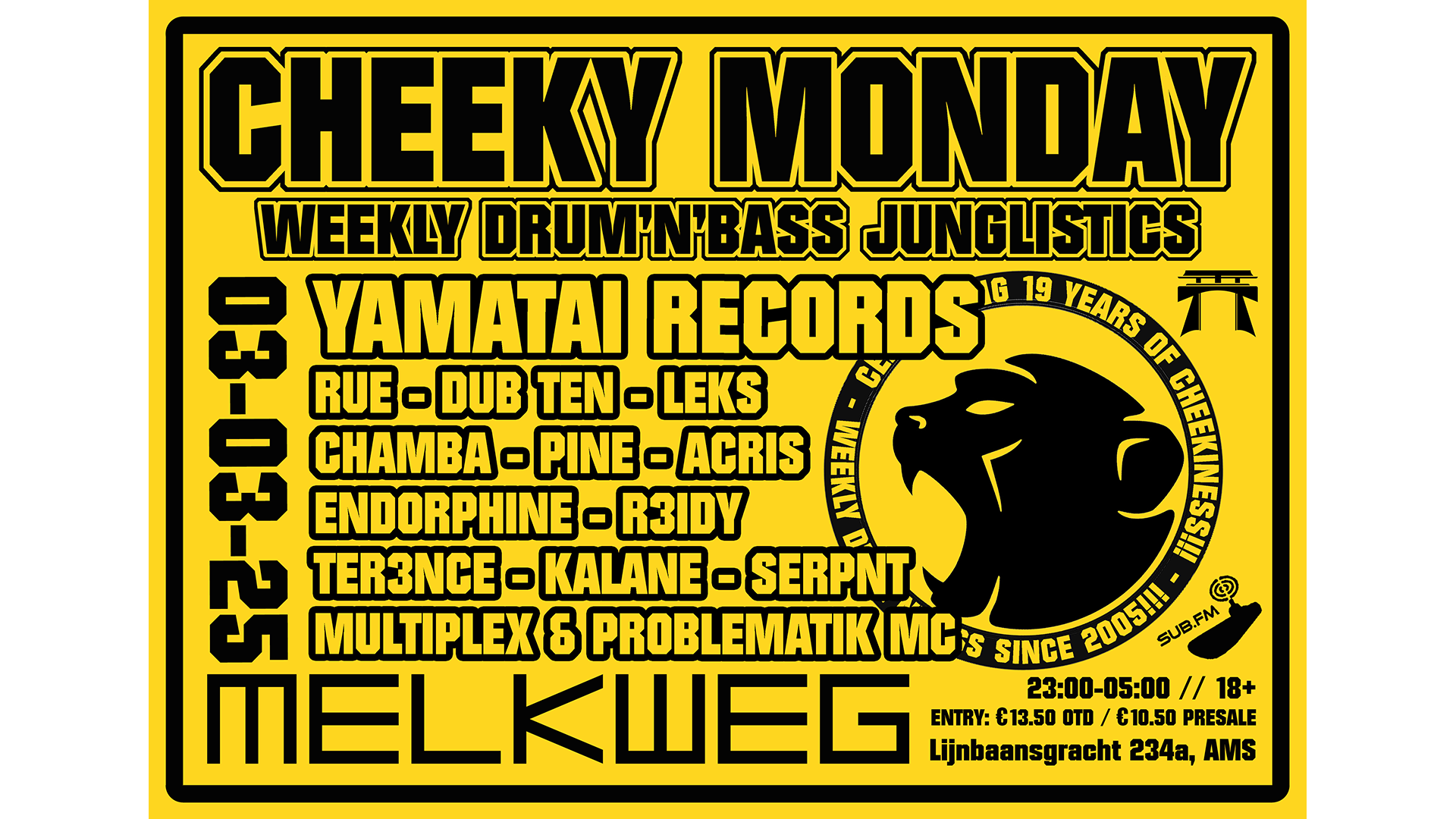 CHEEKY MONDAY: YAMATAI RECORDS!
