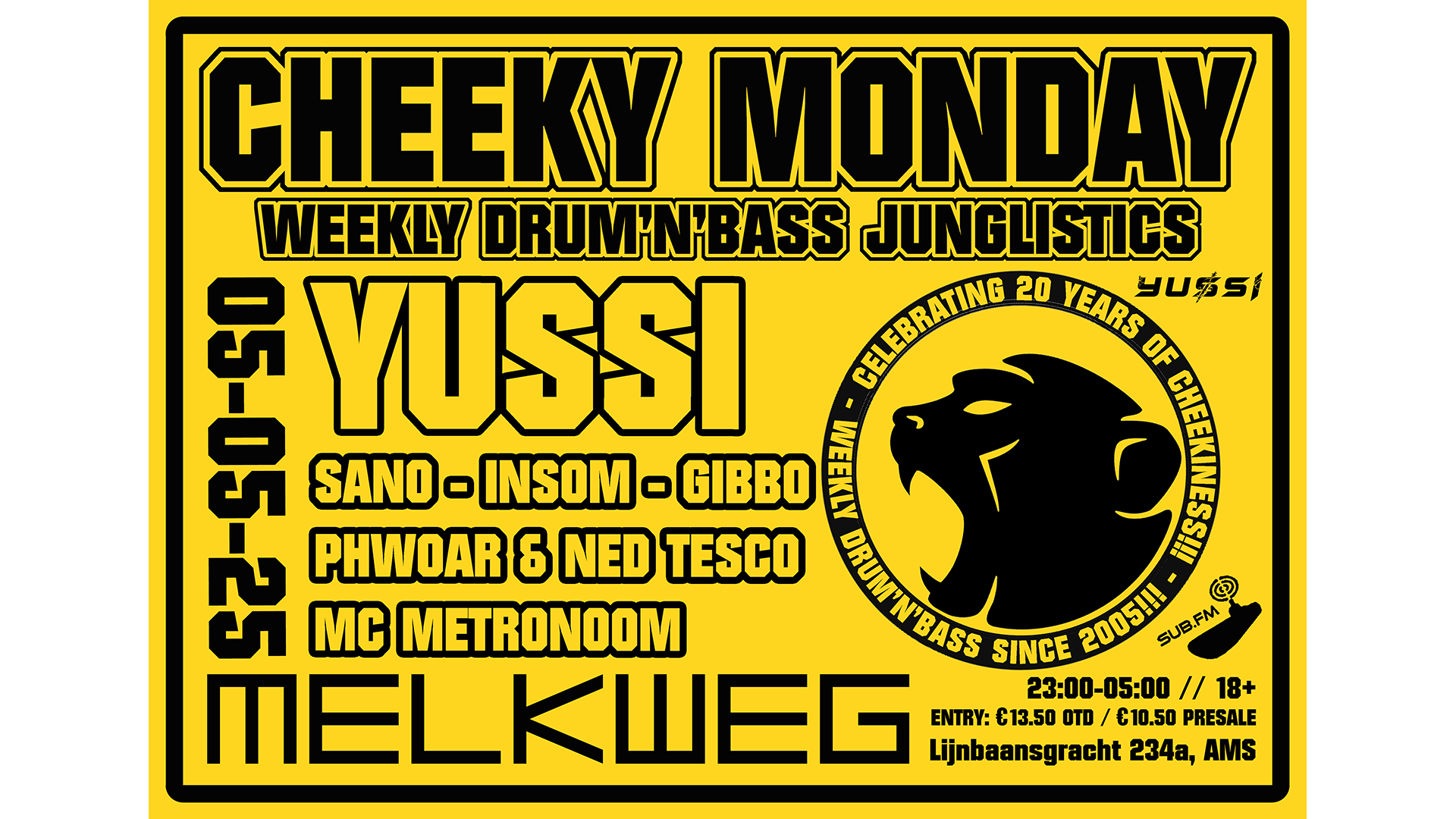 CHEEKY MONDAY: YUSSI!