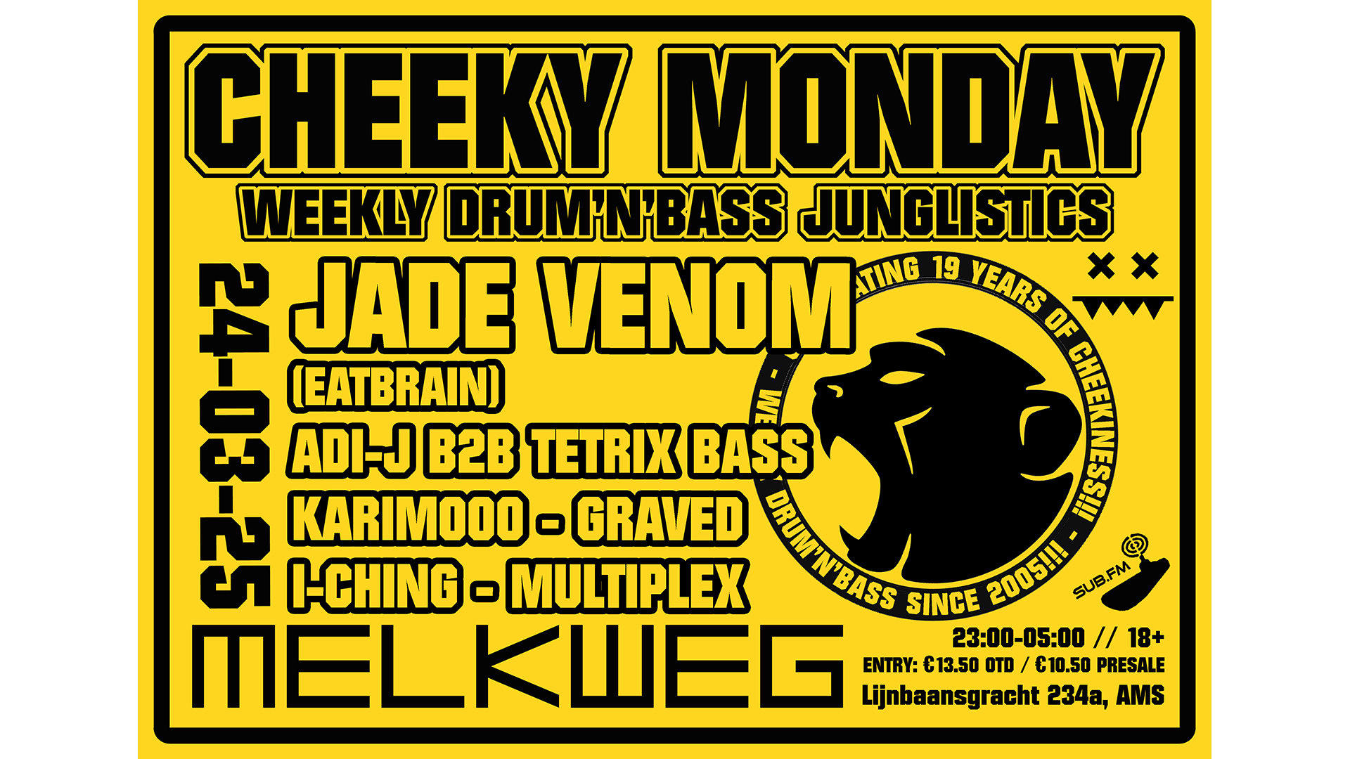 CHEEKY MONDAY: JADE VENOM!