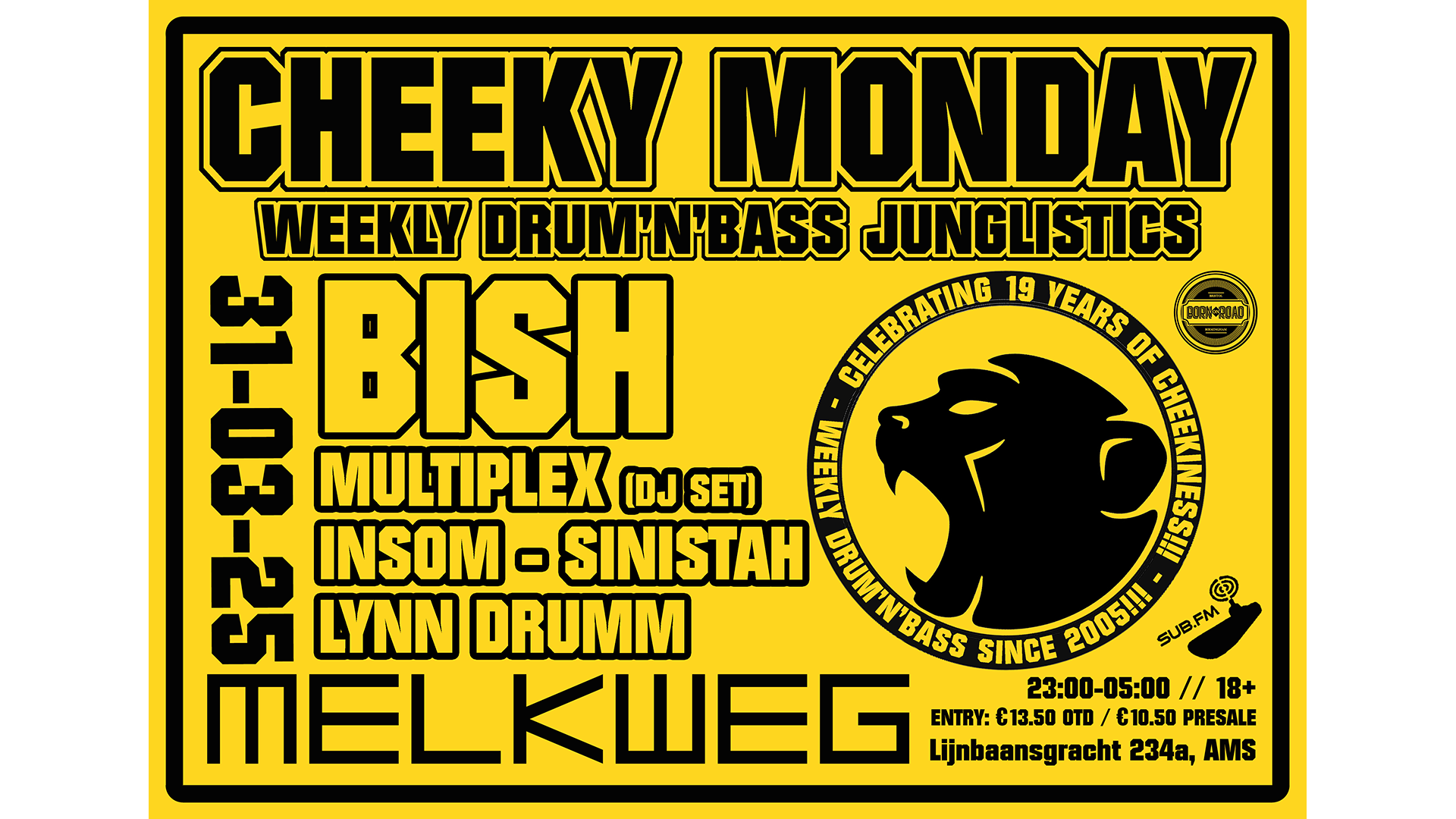 CHEEKY MONDAY: BISH!
