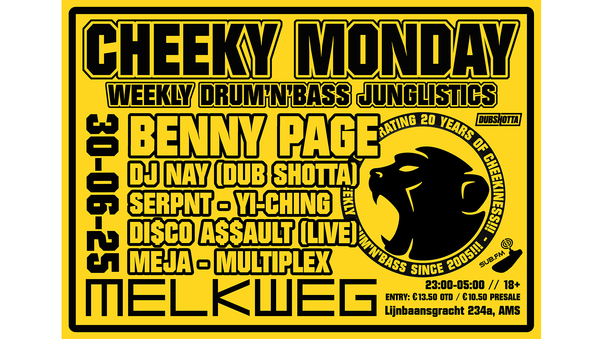 CHEEKY MONDAY: BENNY PAGE!