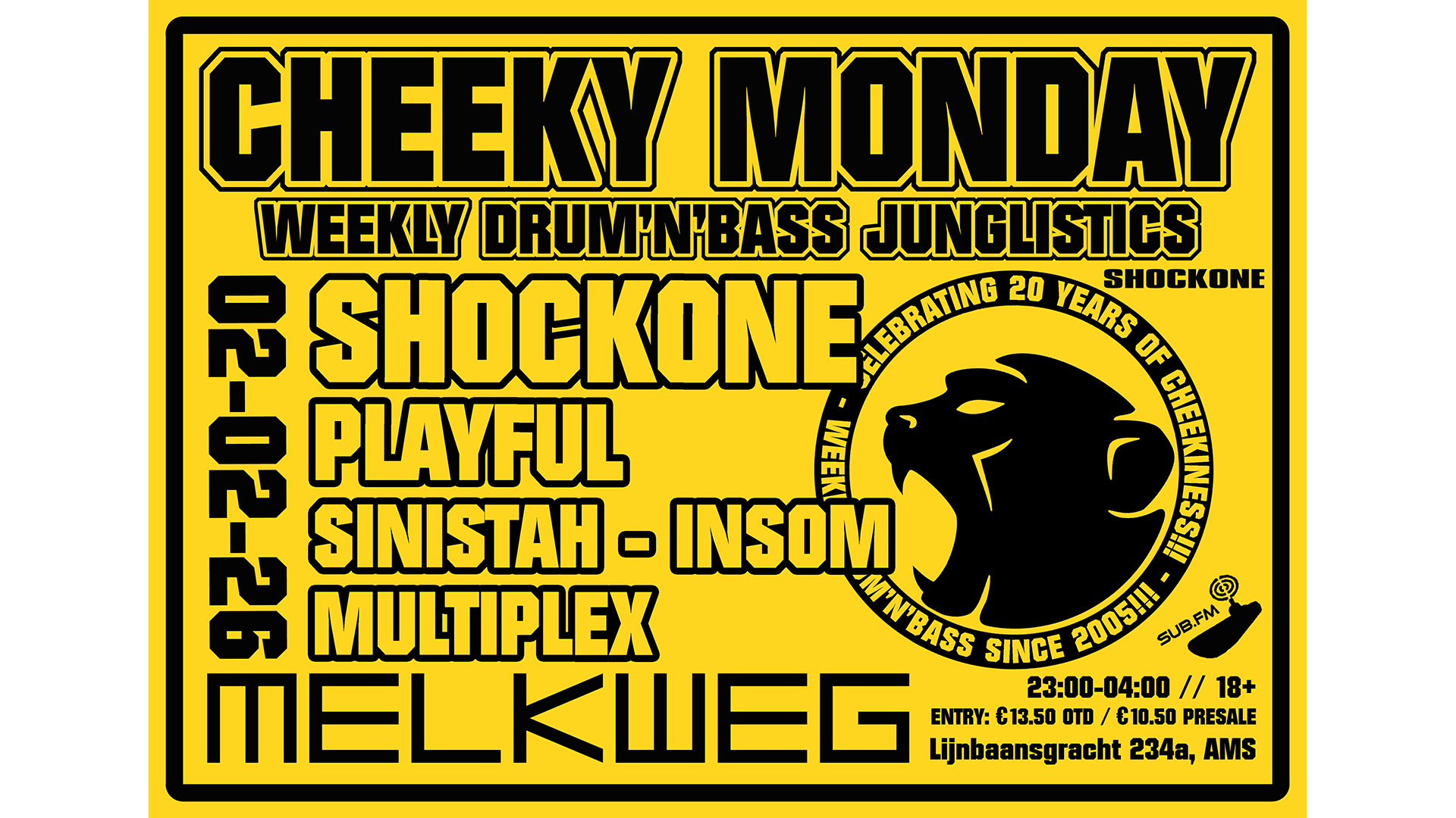 CHEEKY MONDAY: SHOCKONE!