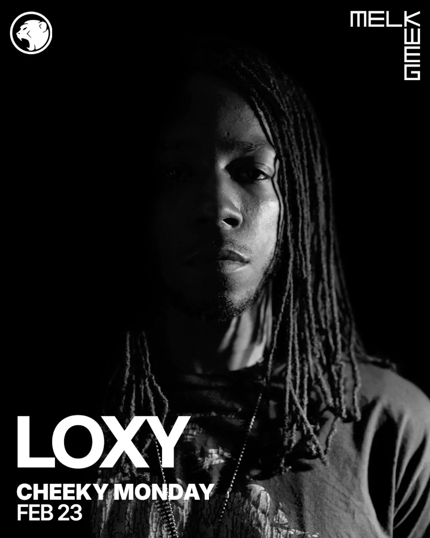 Loxy headlines this week at Cheeky Monday.
Adi-J &bull; Gibbo &bull; Karimooo &bull; Multiplex
DnB/Jungle all night.
Melkweg.
🎟️ Tickets in bio.
