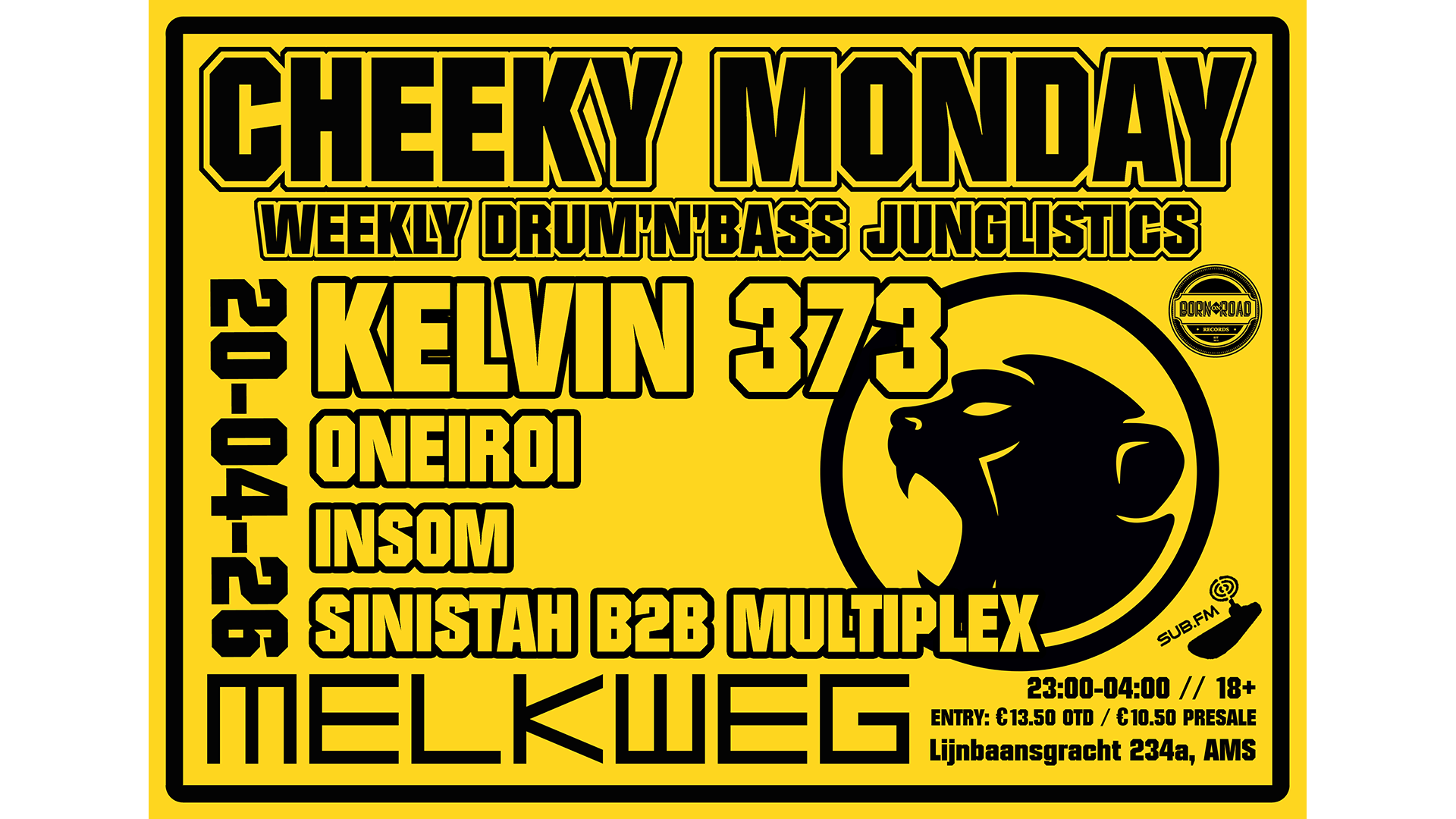 CHEEKY MONDAY: KELVIN 373!