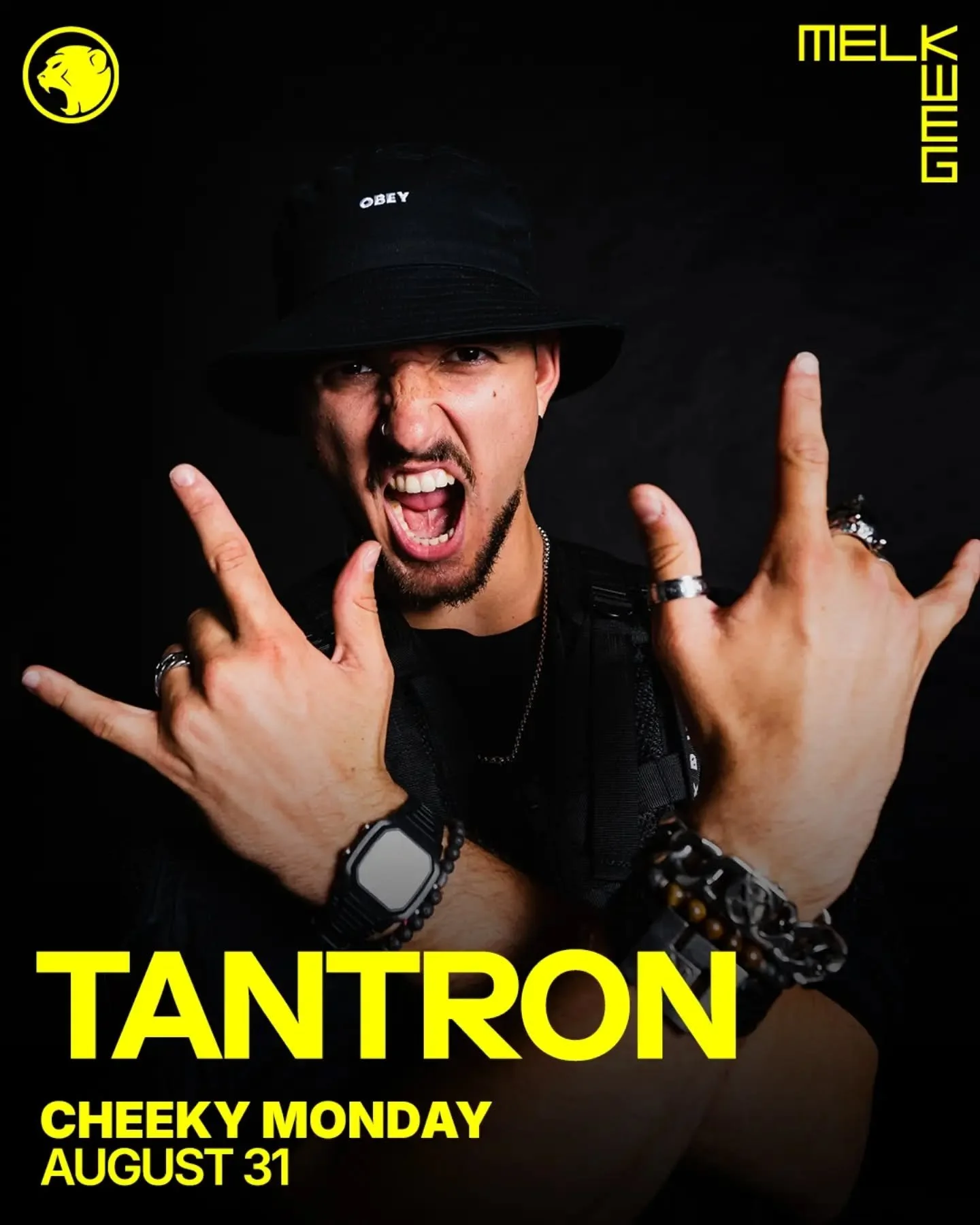 This week at Cheeky Monday:

TANTRON

DEPHANX
GRAVED
MAE917
BASS80

Hosted by A-KID 🎤

DnB/Jungle all night.

Melkweg. 23:00&ndash;04:00.

🎟 Tickets in bio.

#drumandbass #jungle #amsterdam #Everymonday