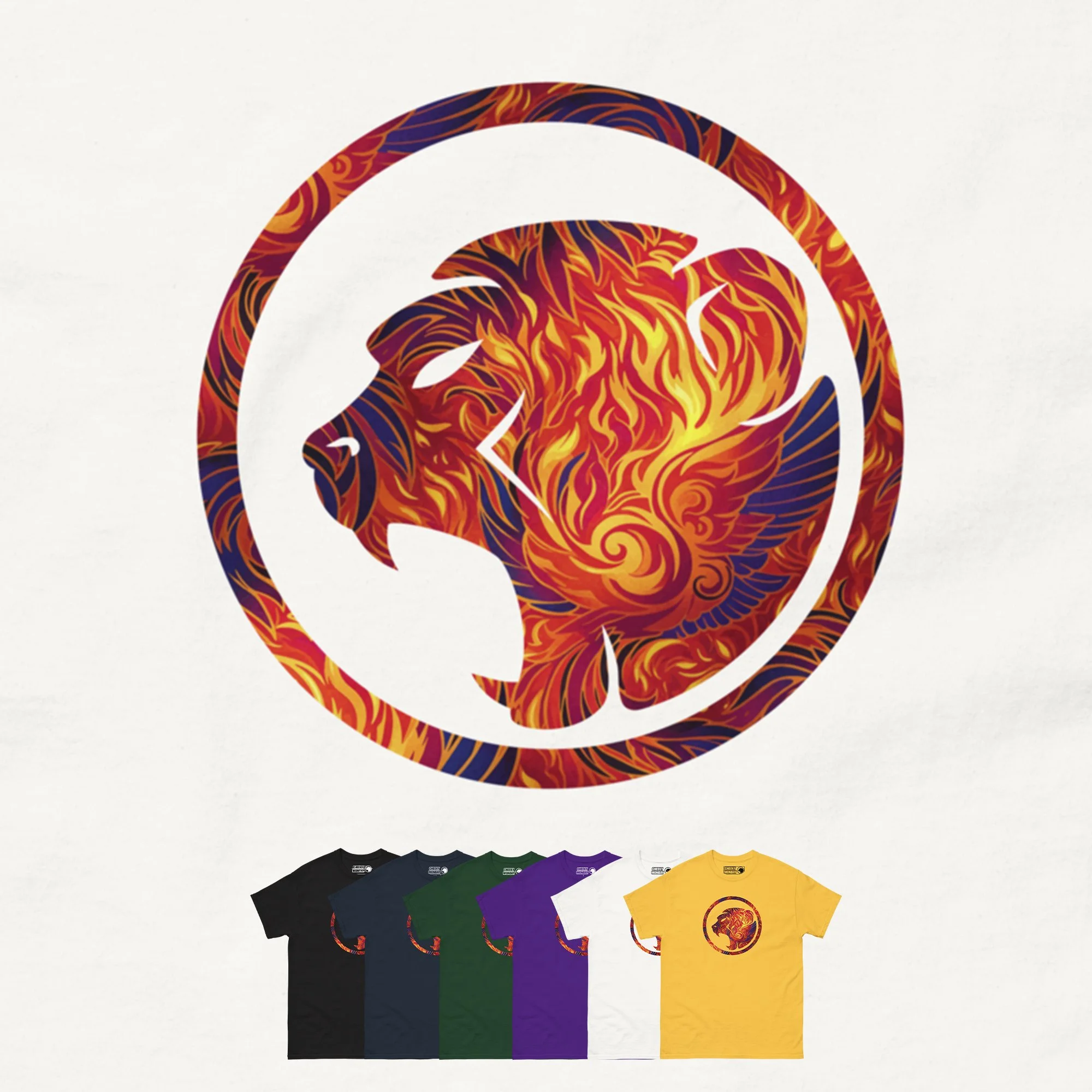 Phoenix 'Ring' Print - Cheeky Monday Unisex Tee