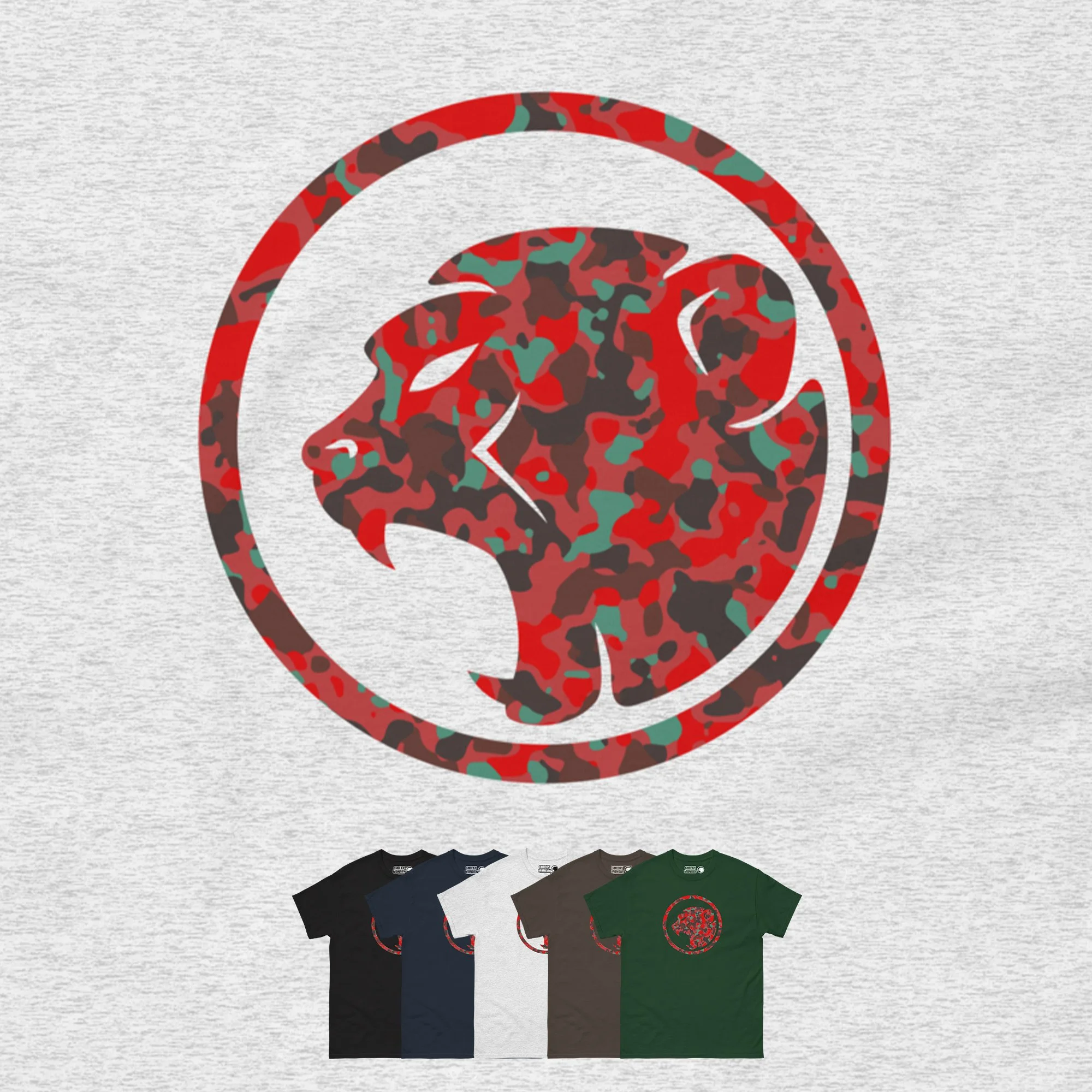 Nether-Camo 'Ring' Print - Cheeky Monday Unisex Tee