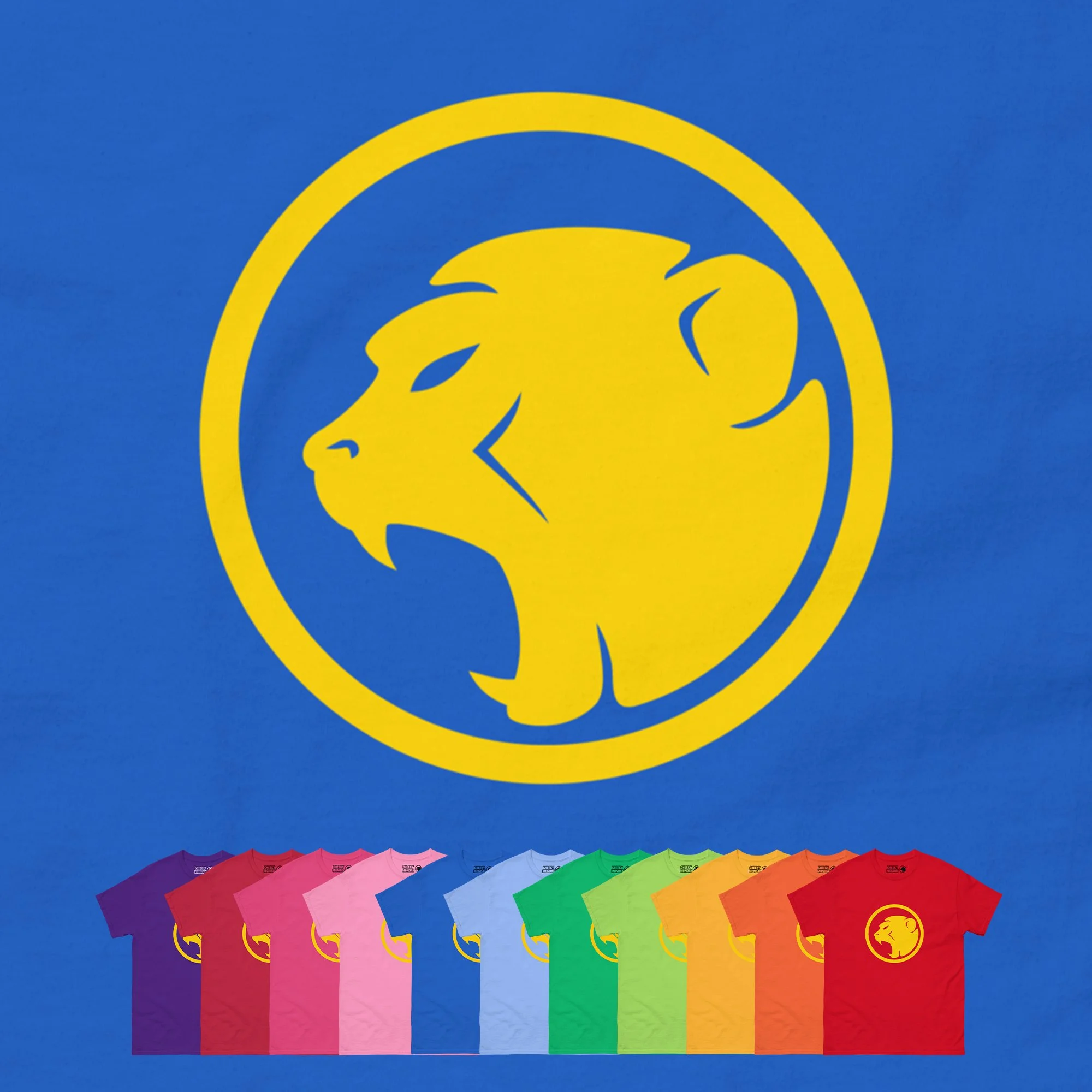 Yellow 'Ring' Print - Cheeky Monday Unisex Tee (Vibrant colours)