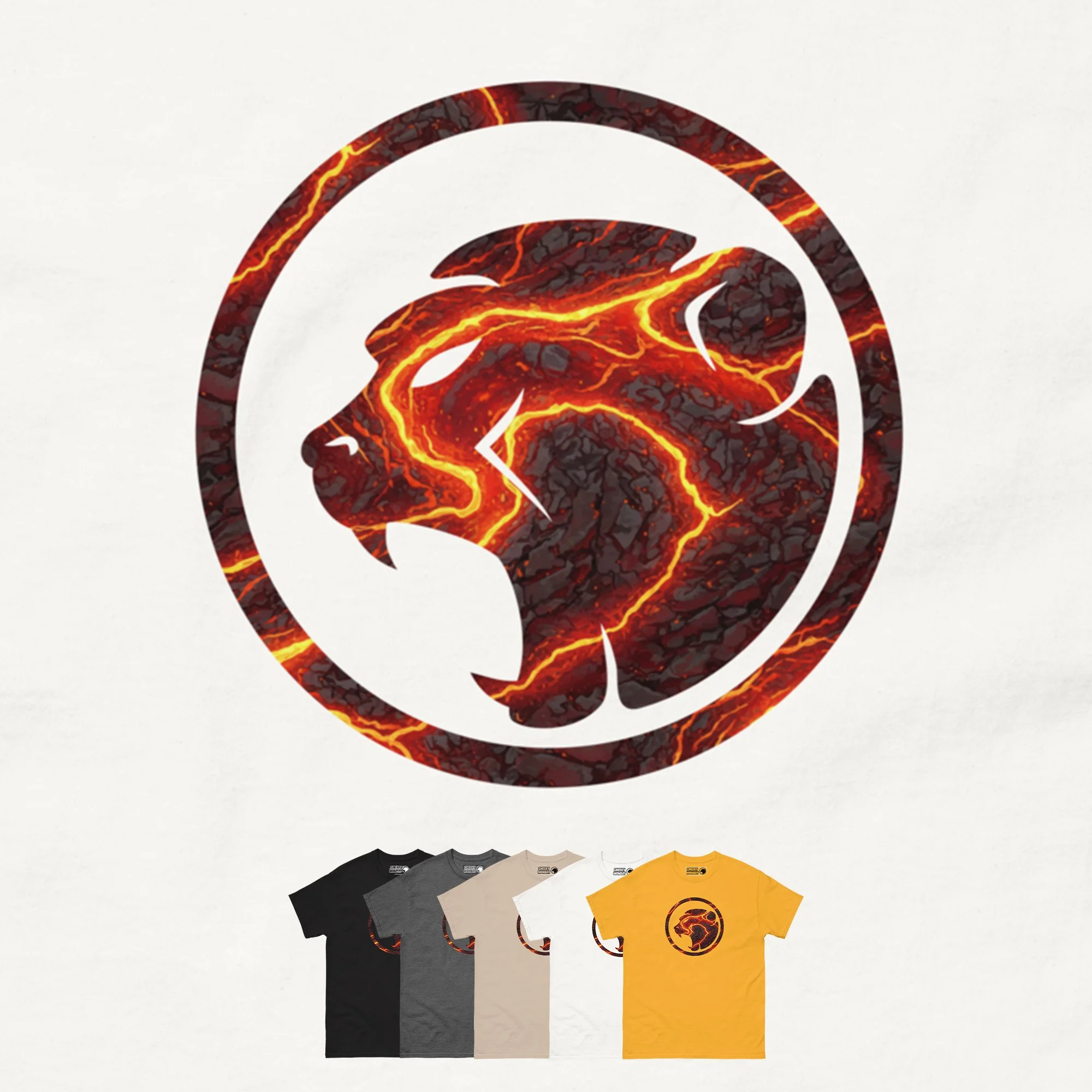 Lava 'Ring' Print - Cheeky Monday Unisex Tee