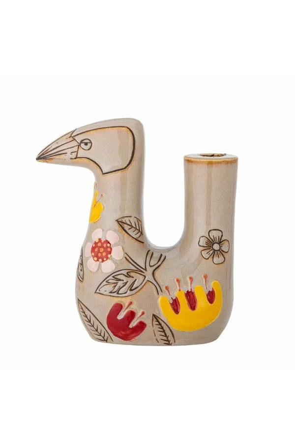70's Inspired Retro Bird Candle Holder